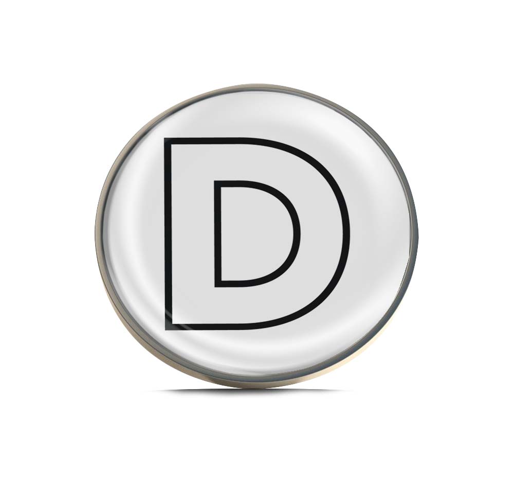 D Letter Limited Edition Lapel Pin Exclusive Metal Brooch Badge Accessories For Backpack, Clothes, Hats | Cute Gifts and Collectibles