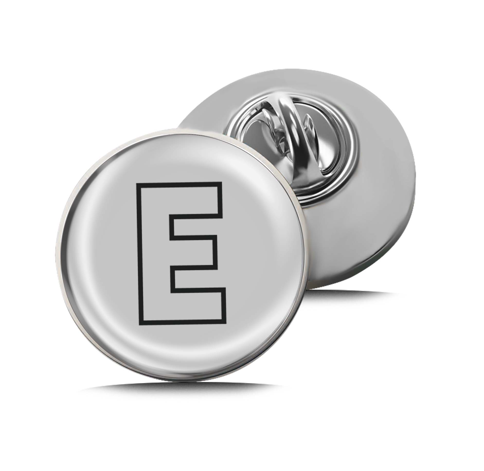 Letter E Limited Edition Lapel Pin Exclusive Metal Brooch Badge Accessories For Backpack, Clothes, Hats | Cute Gifts and Collectibles