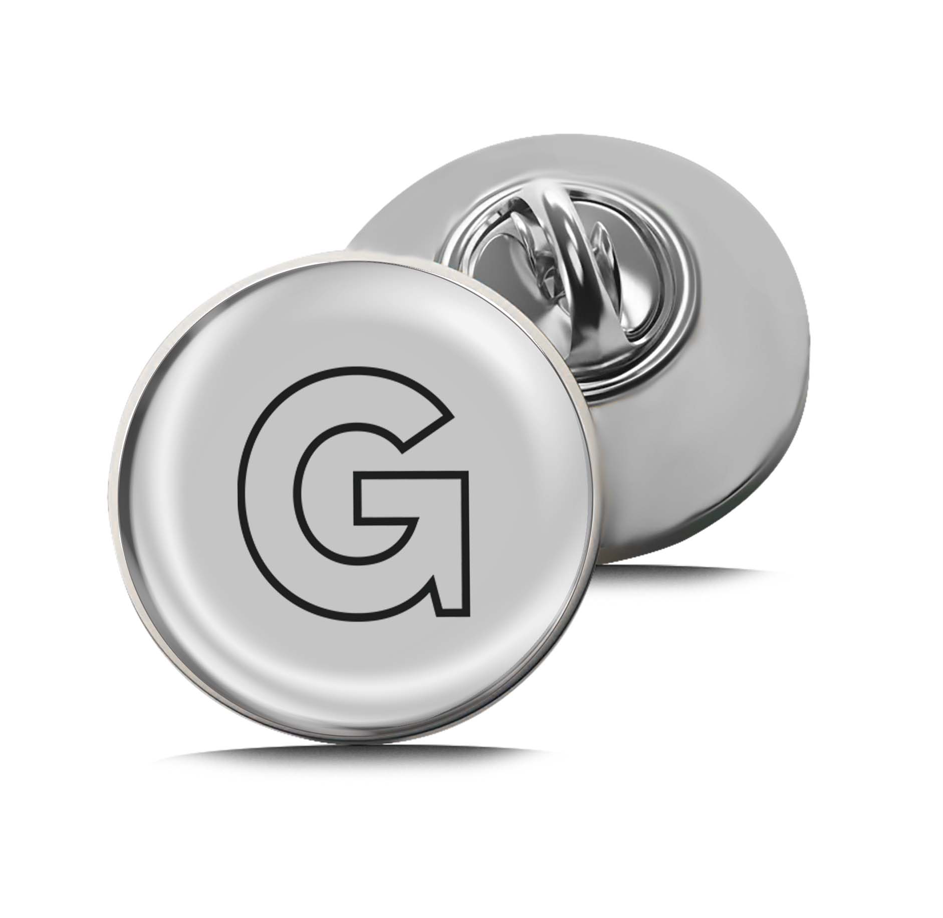 Letter G Limited Edition Lapel Pin Exclusive Metal Brooch Badge Accessories For Backpack, Clothes, Hats | Cute Gifts and Collectibles