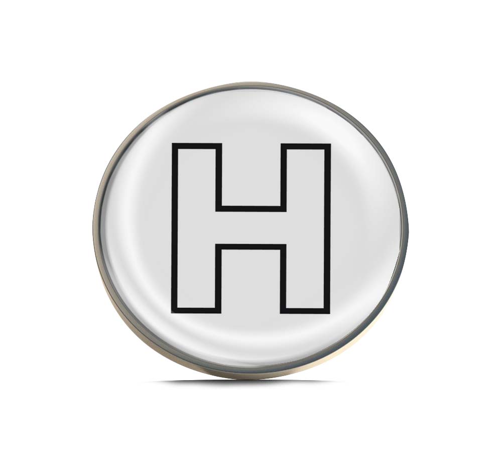 Letter H Limited Edition Lapel Pin Exclusive Metal Brooch Badge Accessories For Backpack, Clothes, Hats | Cute Gifts and Collectibles