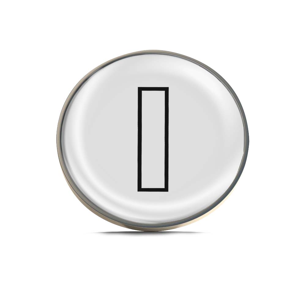 Letter I Limited Edition Lapel Pin Exclusive Metal Brooch Badge Accessories For Backpack, Clothes, Hats | Cute Gifts and Collectibles