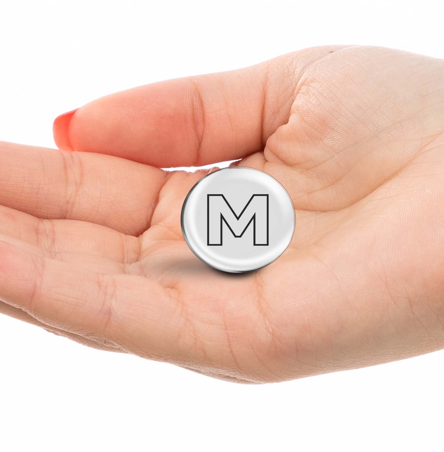 Letter M Limited Edition Lapel Pin Exclusive Metal Brooch Badge Accessories For Backpack, Clothes, Hats | Cute Gifts and Collectibles