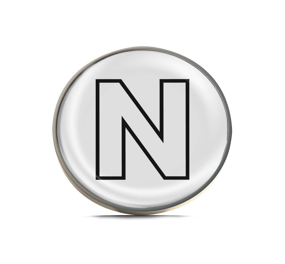 Letter N Limited Edition Lapel Pin Exclusive Metal Brooch Badge Accessories For Backpack, Clothes, Hats | Cute Gifts and Collectibles