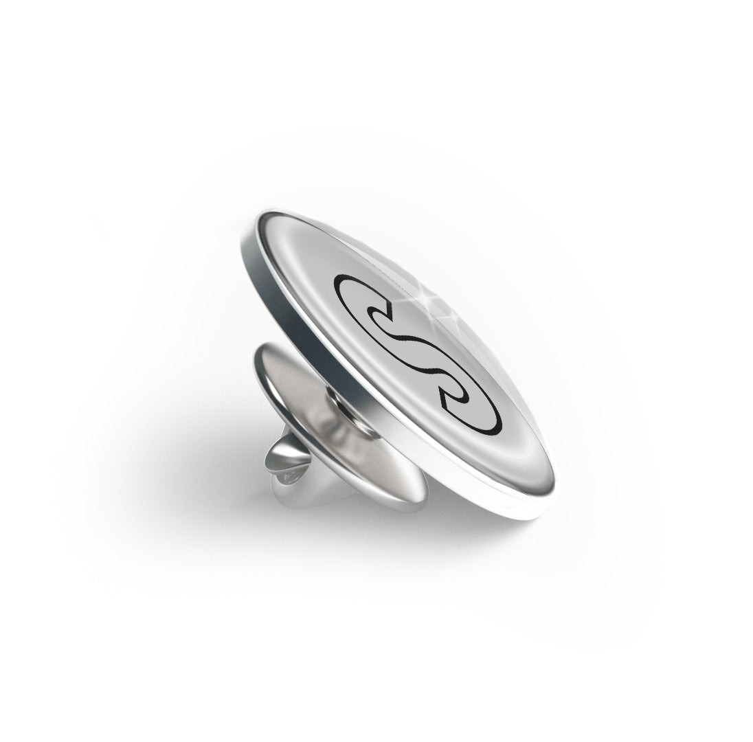 Letter S Limited Edition Lapel Pin Exclusive Metal Brooch Badge Accessories For Backpack, Clothes, Hats | Cute Gifts and Collectibles