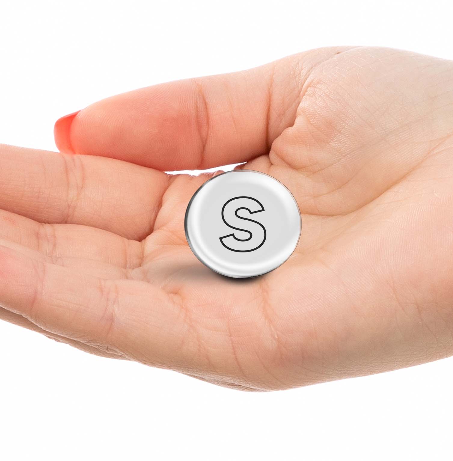 Letter S Limited Edition Lapel Pin Exclusive Metal Brooch Badge Accessories For Backpack, Clothes, Hats | Cute Gifts and Collectibles