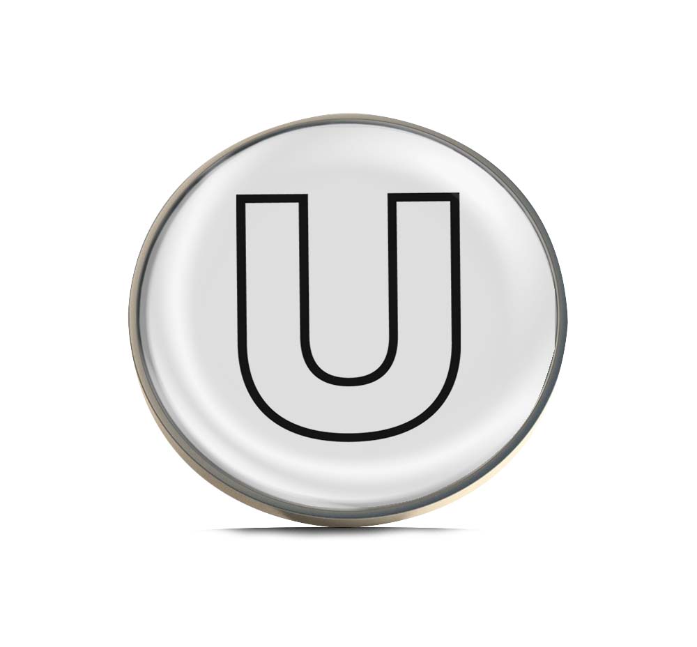 Letter U Limited Edition Lapel Pin Exclusive Metal Brooch Badge Accessories For Backpack, Clothes, Hats | Cute Gifts and Collectibles