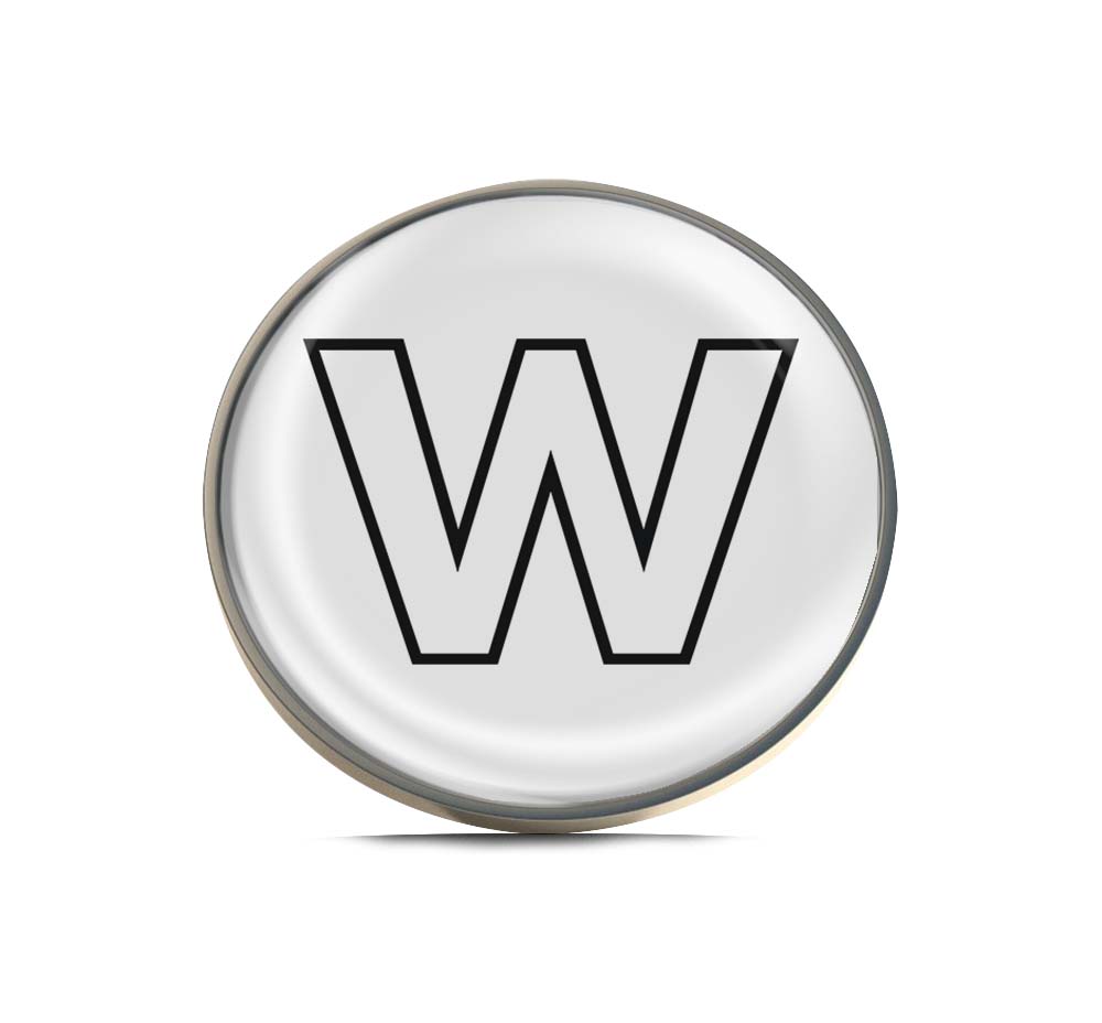 Letter W Limited Edition Lapel Pin Exclusive Metal Brooch Badge Accessories For Backpack, Clothes, Hats | Cute Gifts and Collectibles