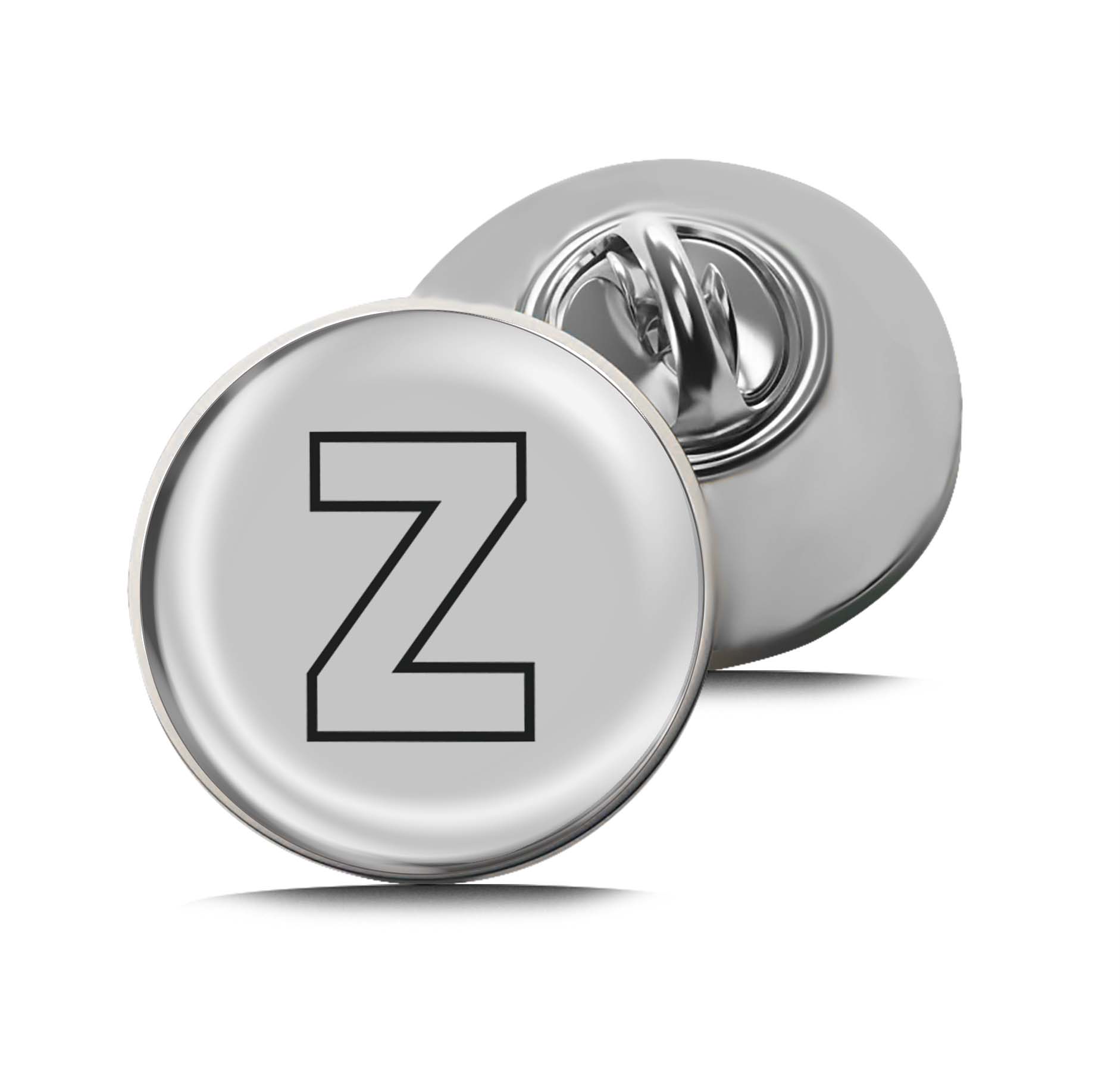 Letter Z Limited Edition Lapel Pin Exclusive Metal Brooch Badge Accessories For Backpack, Clothes, Hats | Cute Gifts and Collectibles
