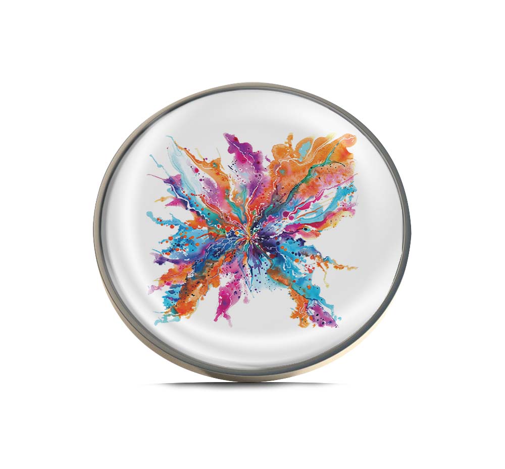 Flower In Vibrant Color Limited Edition Lapel Pin Exclusive Metal Brooch Badge Accessories For Backpack, Clothes, Hats | Cute Gifts and Collectibles