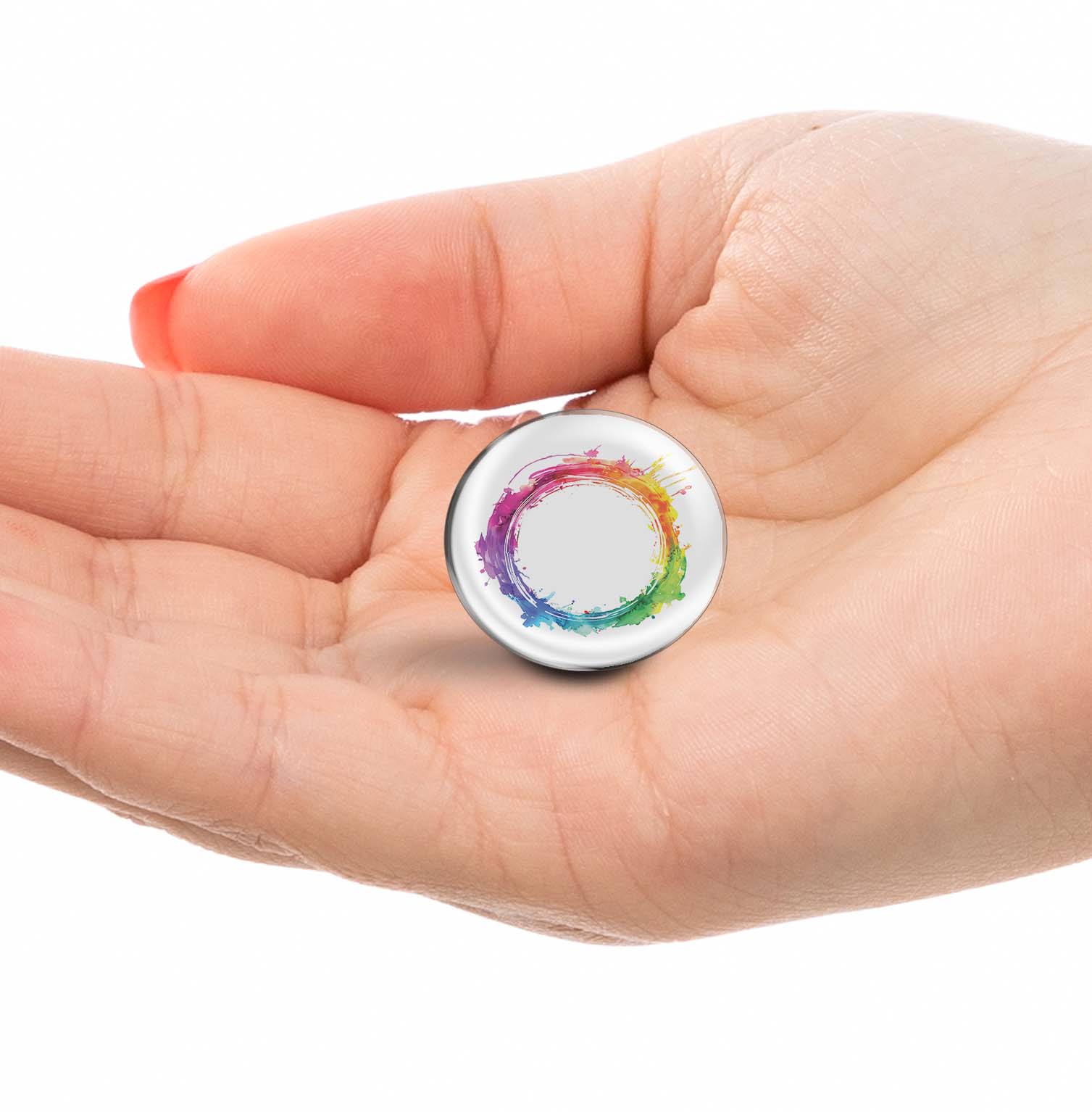 Rainbow color circle Limited Edition Lapel Pin Exclusive Metal Brooch Badge Accessories For Backpack, Clothes, Hats | Cute Gifts and Collectibles
