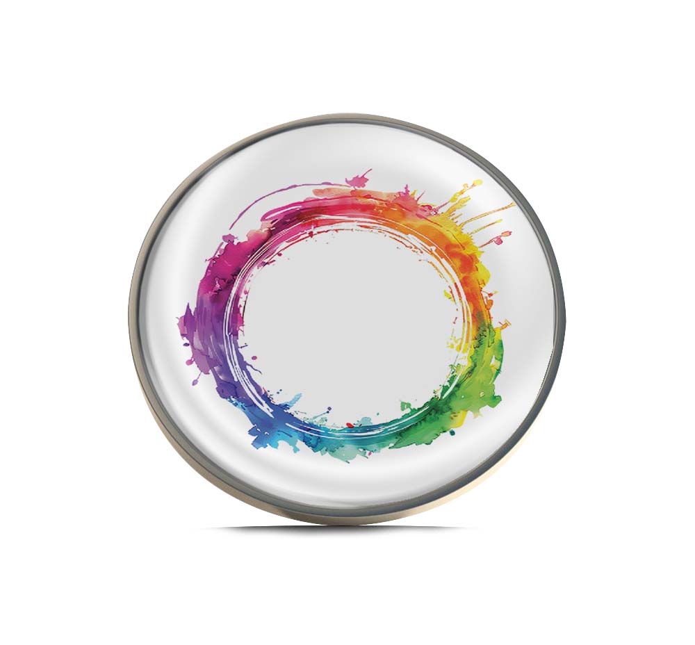 Rainbow color circle Limited Edition Lapel Pin Exclusive Metal Brooch Badge Accessories For Backpack, Clothes, Hats | Cute Gifts and Collectibles