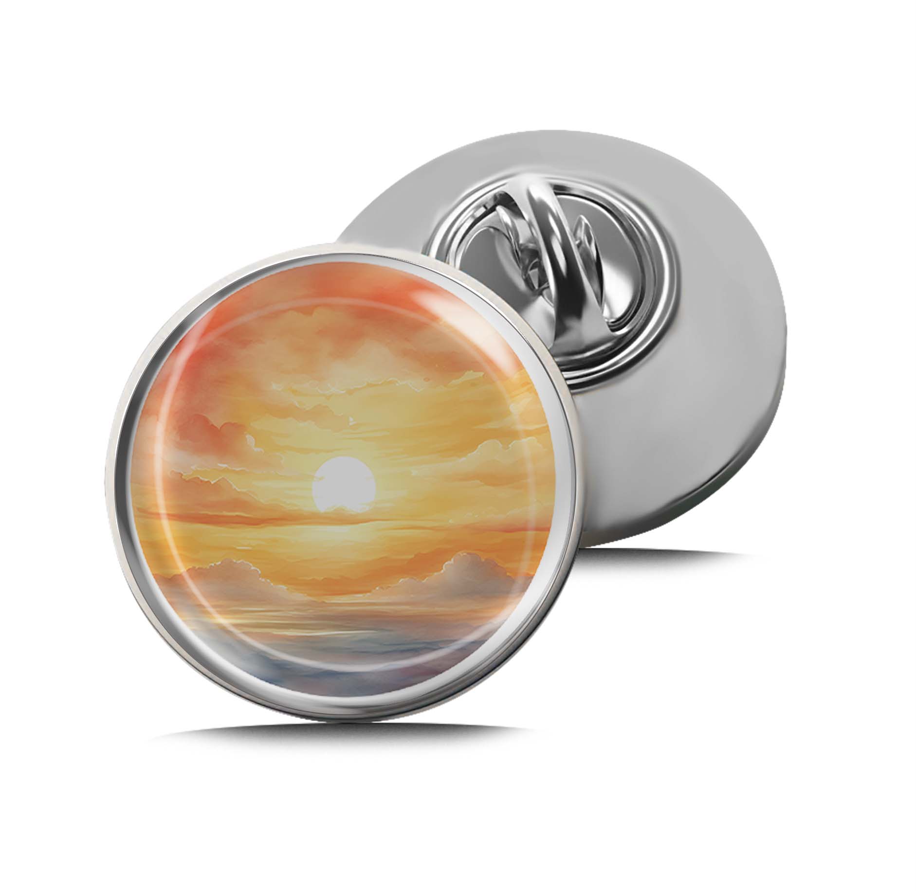 Sunset Limited Edition Lapel Pin Exclusive Metal Brooch Badge Accessories For Backpack, Clothes, Hats | Cute Gifts and Collectibles
