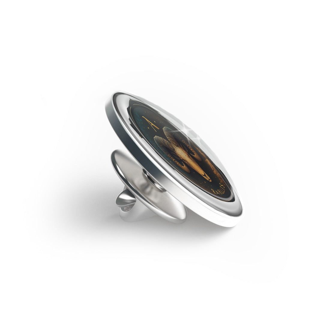 Zodiac Signs Aries Limited Edition Lapel Pin Exclusive Metal Brooch Badge Accessories For Backpack, Clothes, Hats | Cute Gifts and Collectibles