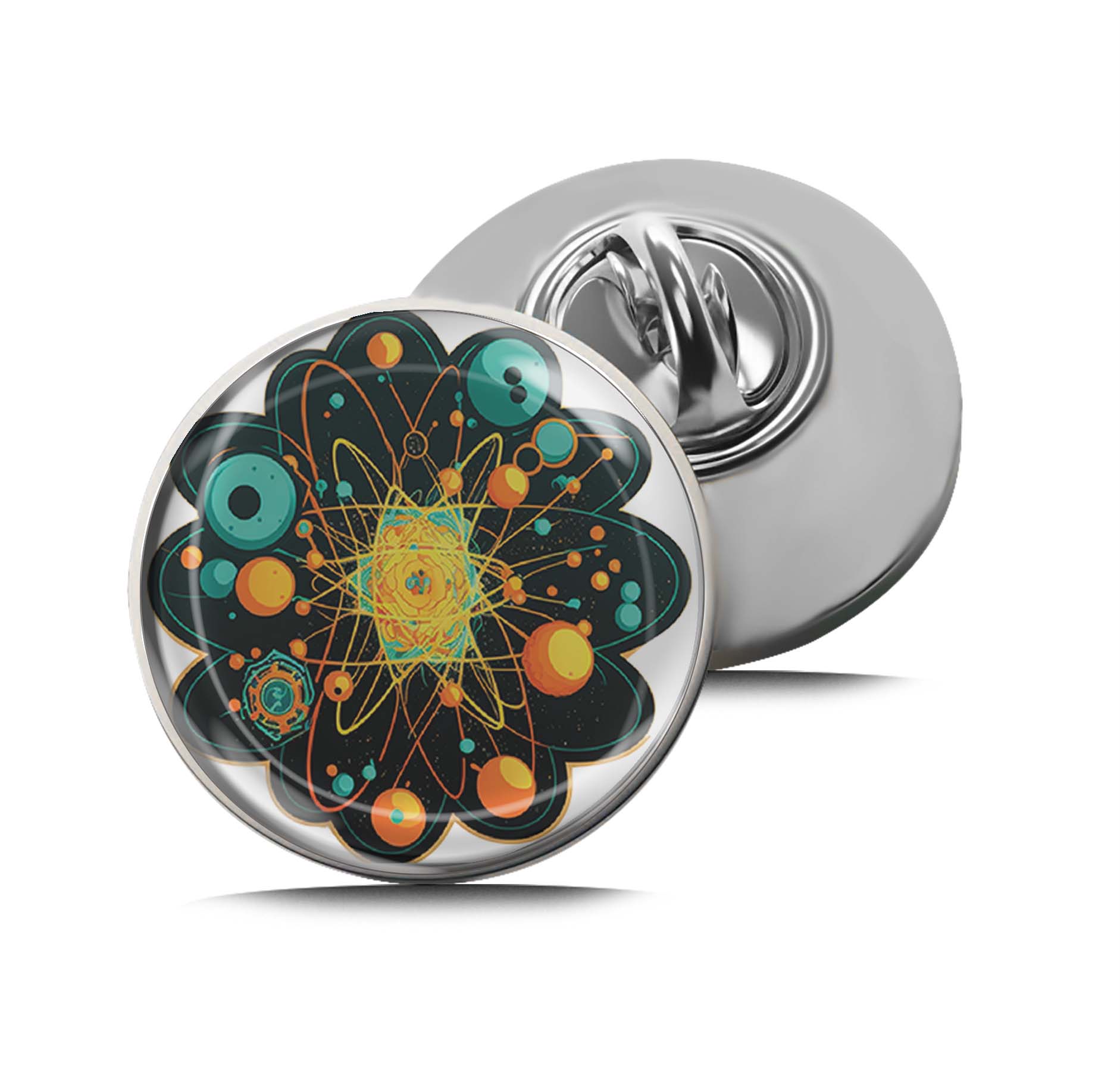 Atomic Structure Limited Edition Lapel Pin Exclusive Metal Brooch Badge Accessories For Backpack, Clothes, Hats | Cute Gifts and Collectibles