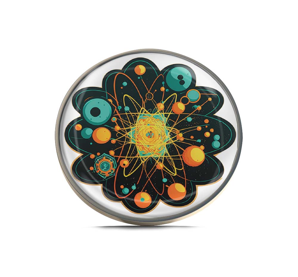 Atomic Structure Limited Edition Lapel Pin Exclusive Metal Brooch Badge Accessories For Backpack, Clothes, Hats | Cute Gifts and Collectibles