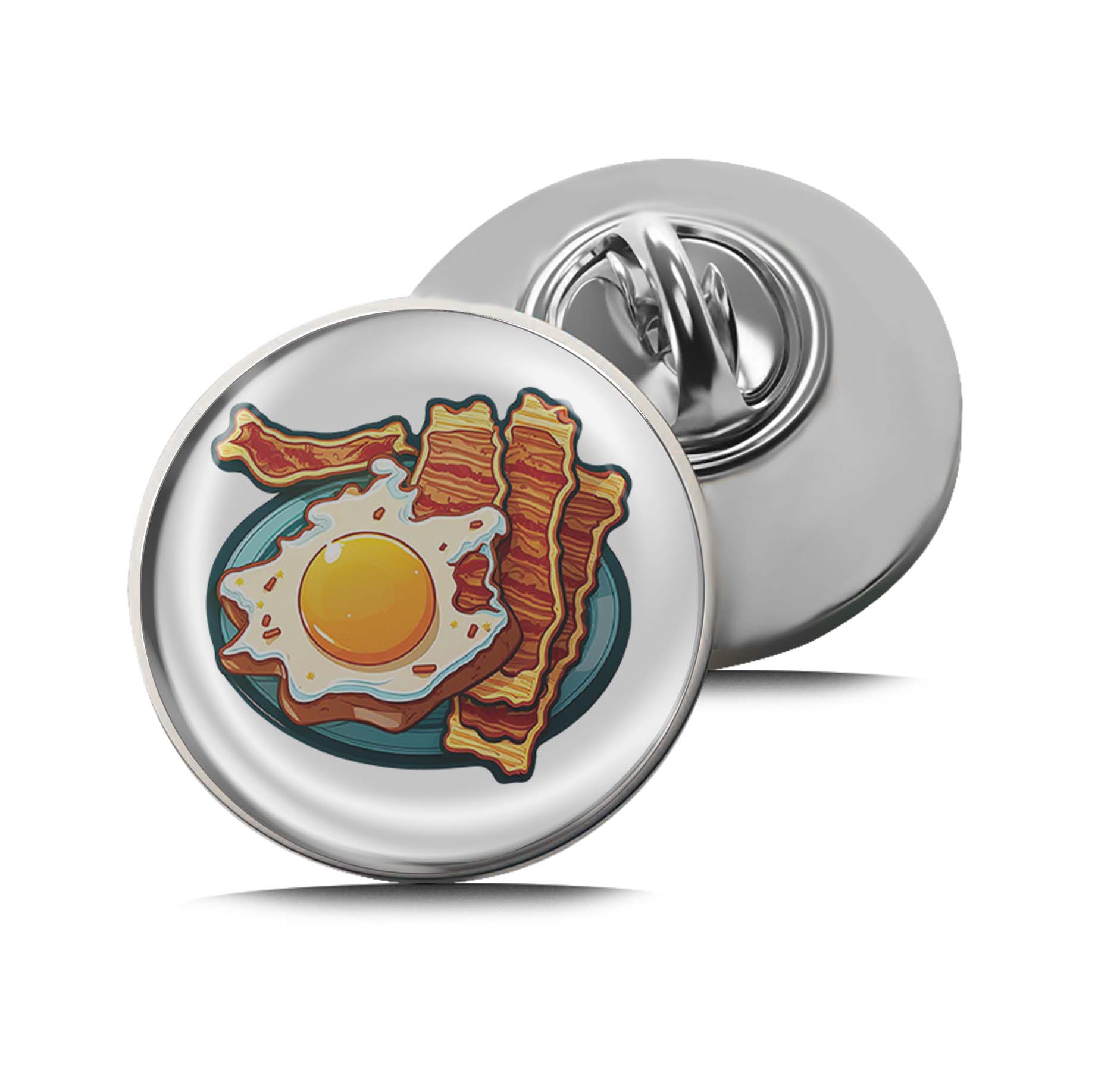 Fried egg Limited Edition Lapel Pin Exclusive Metal Brooch Badge Accessories For Backpack, Clothes, Hats | Cute Gifts and Collectibles