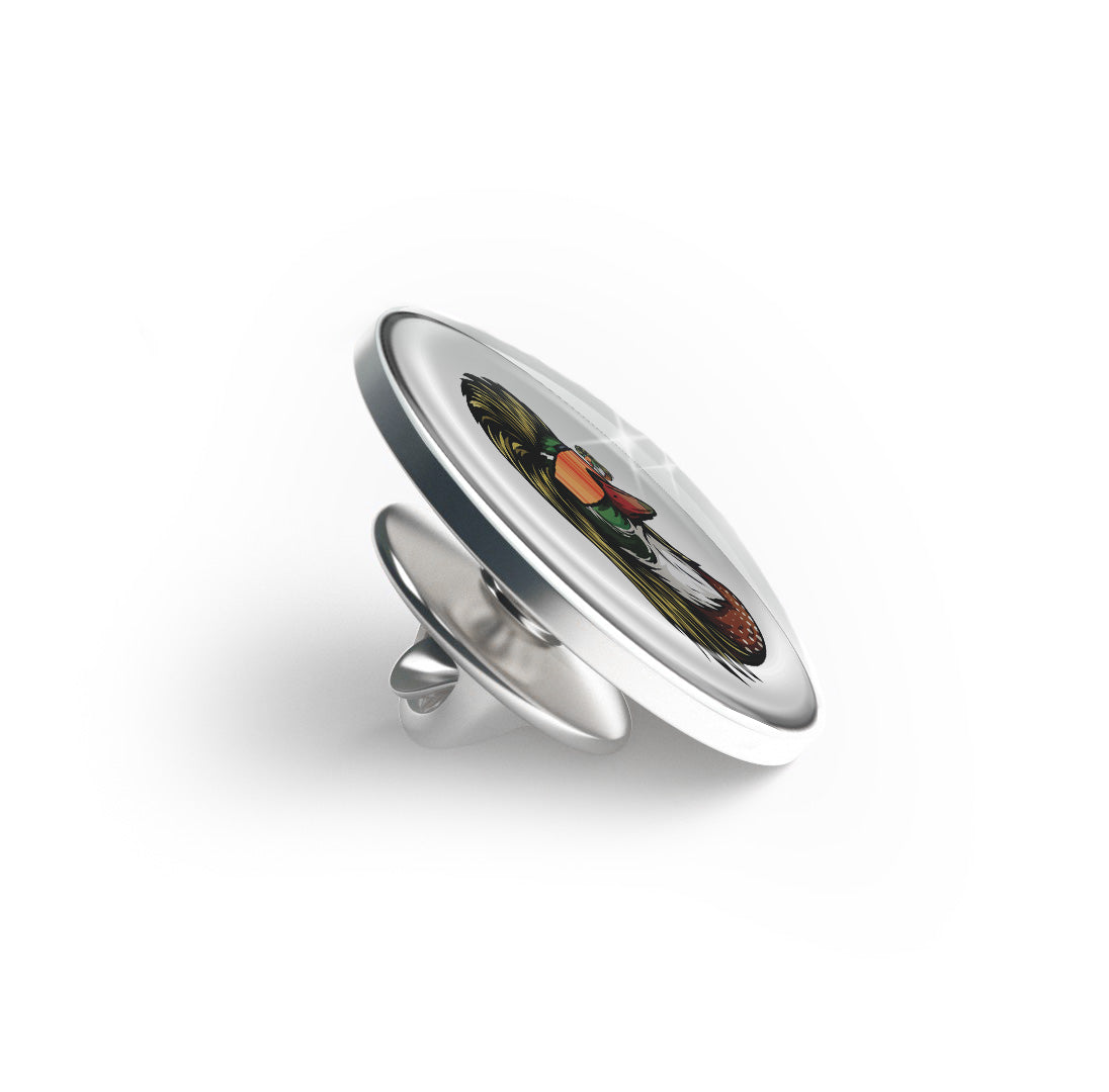 Wood Duck Mullet Limited Edition Lapel Pin Exclusive Metal Brooch Badge Accessories For Backpack, Clothes, Hats | Cute Gifts and Collectibles