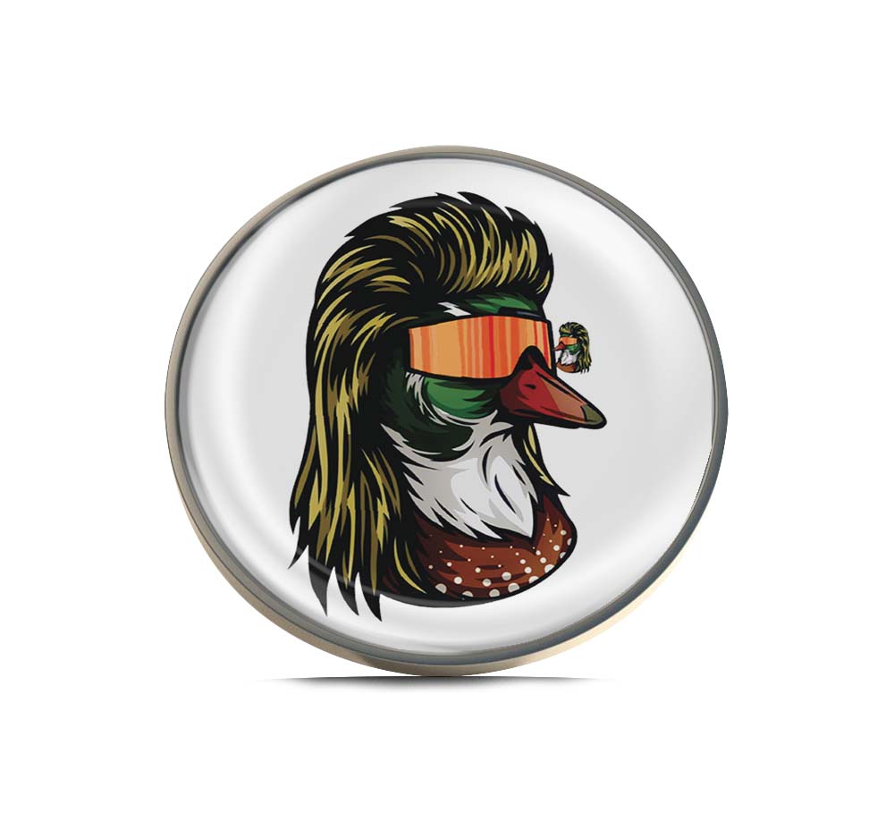 Wood Duck Mullet Limited Edition Lapel Pin Exclusive Metal Brooch Badge Accessories For Backpack, Clothes, Hats | Cute Gifts and Collectibles