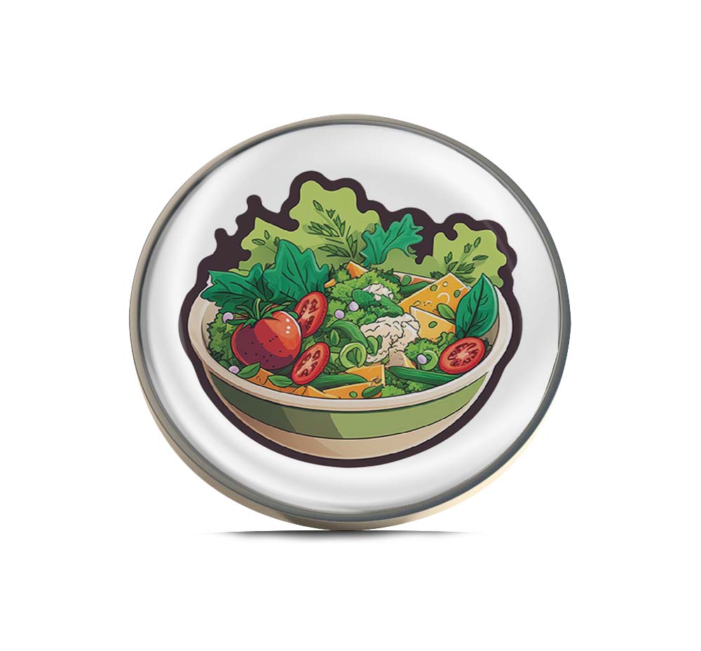 Salad Bowl Limited Edition Lapel Pin Exclusive Metal Brooch Badge Accessories For Backpack, Clothes, Hats | Cute Gifts and Collectibles