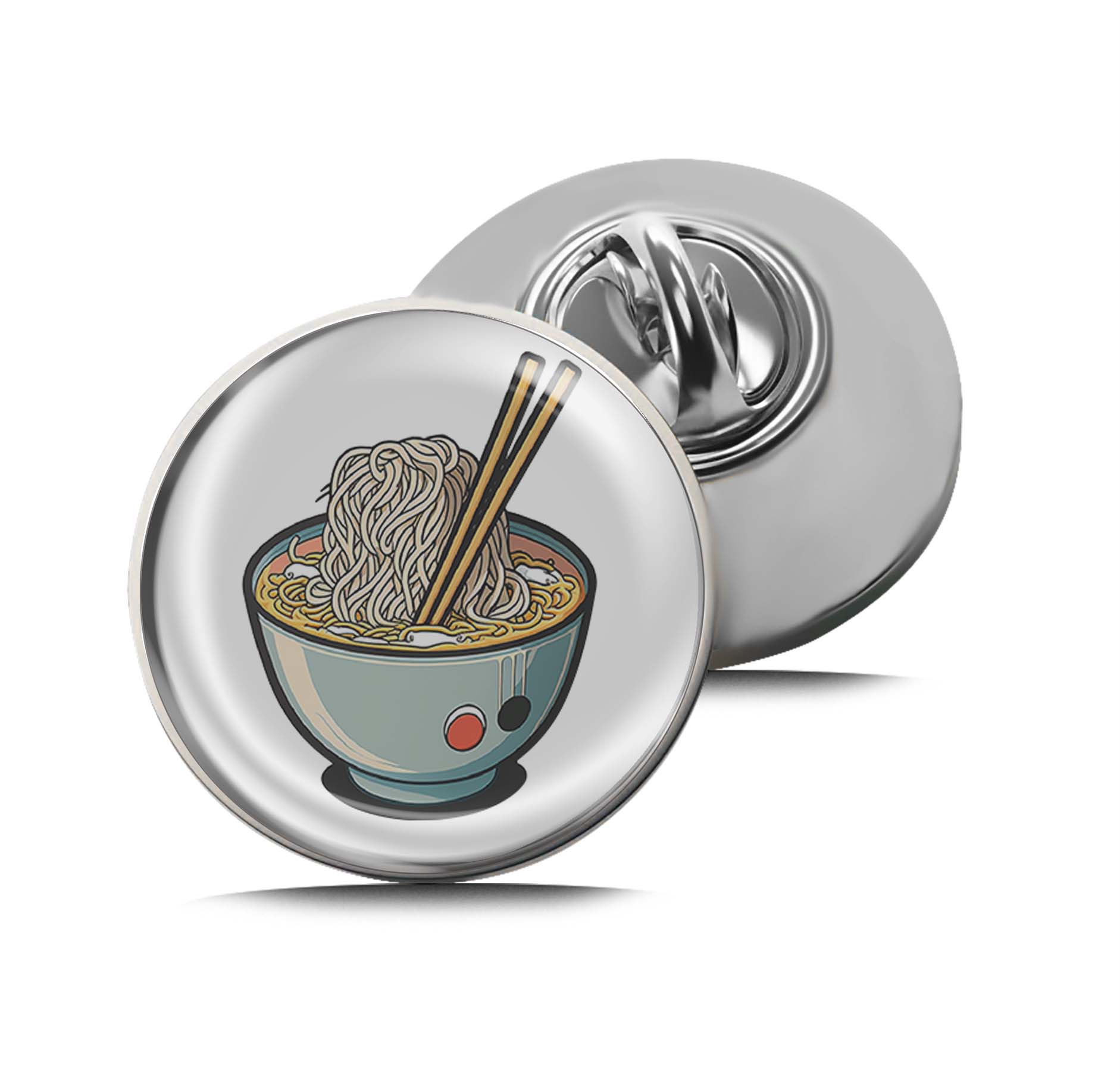 Bowl of noodles Limited Edition Lapel Pin Exclusive Metal Brooch Badge Accessories For Backpack, Clothes, Hats | Cute Gifts and Collectibles