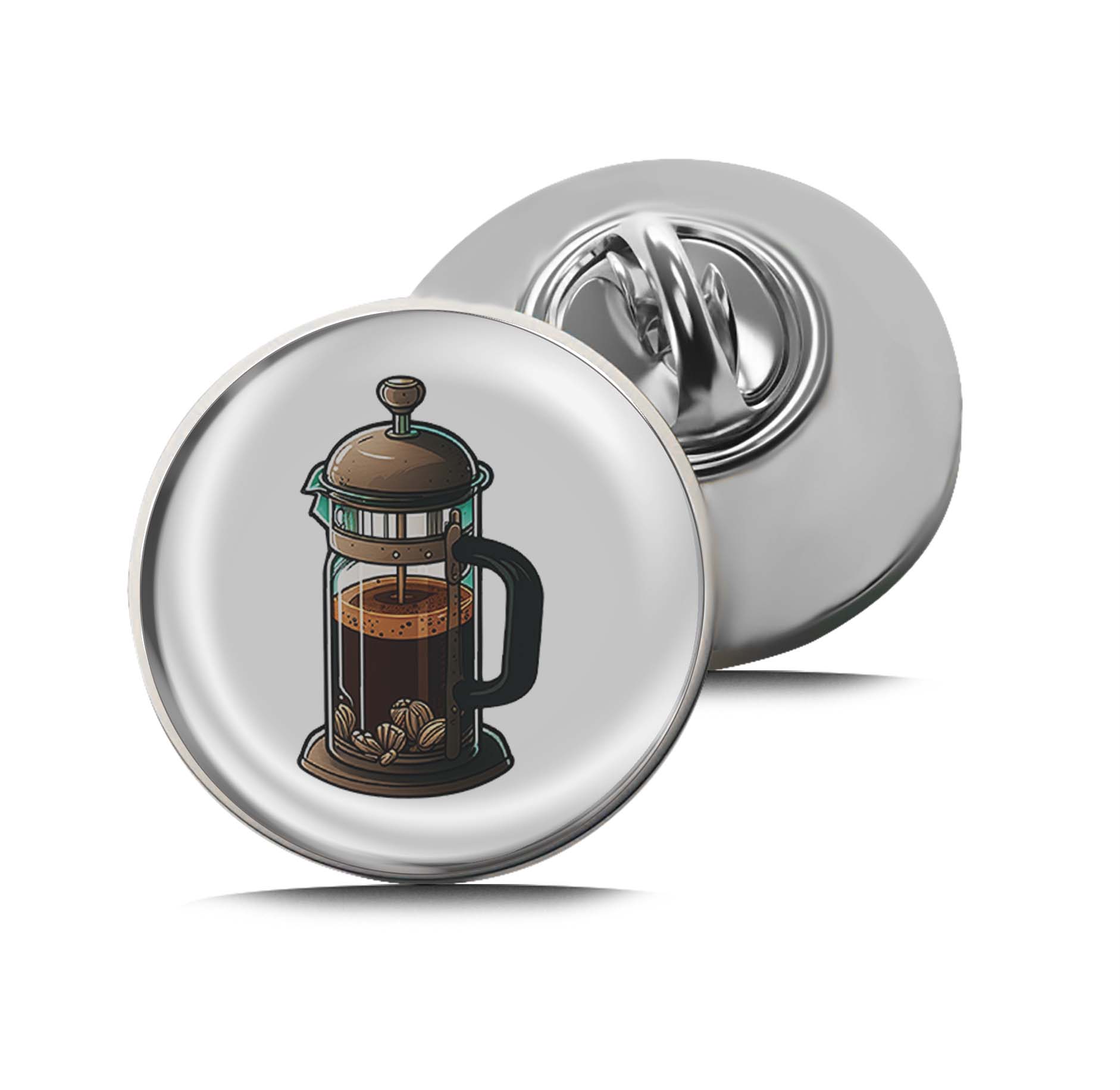 French Press Limited Edition Lapel Pin Exclusive Metal Brooch Badge Accessories For Backpack, Clothes, Hats | Cute Gifts and Collectibles