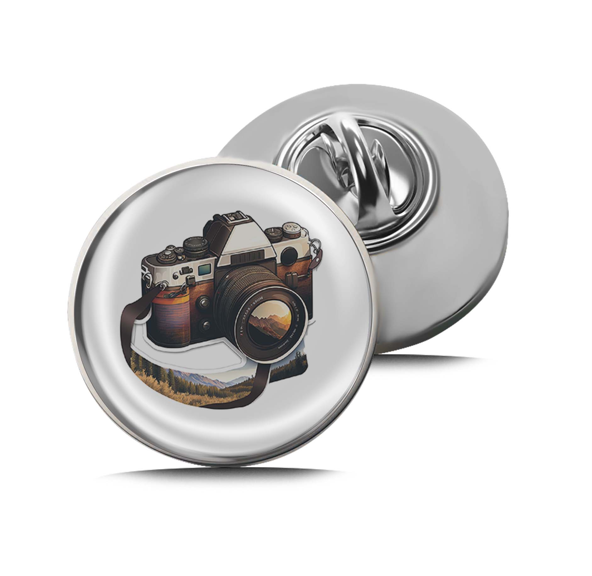 Antique Camera Limited Edition Lapel Pin Exclusive Metal Brooch Badge Accessories For Backpack, Clothes, Hats | Cute Gifts and Collectibles