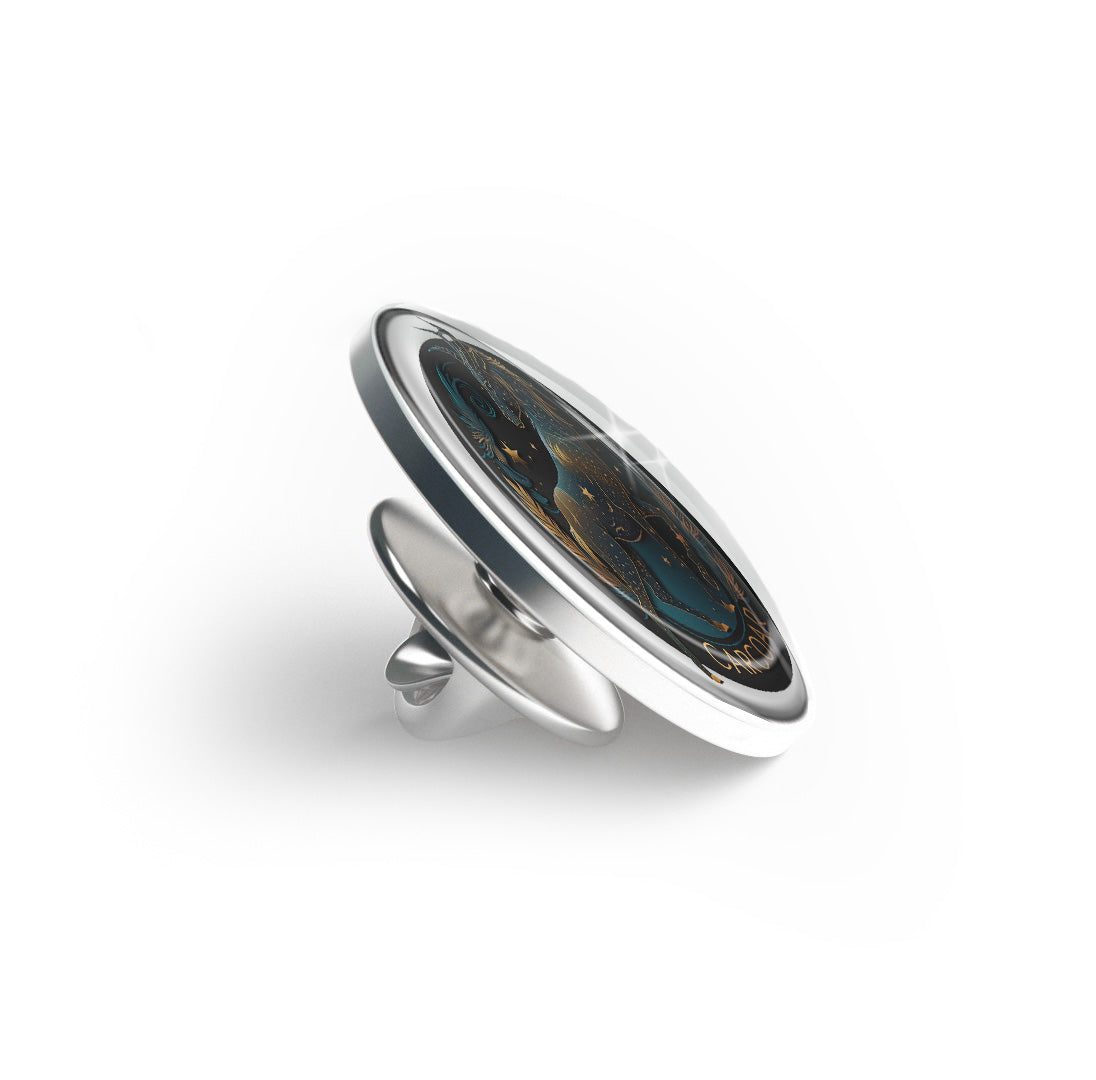 Capricorn zodiac Limited Edition Lapel Pin Exclusive Metal Brooch Badge Accessories For Backpack, Clothes, Hats | Cute Gifts and Collectibles