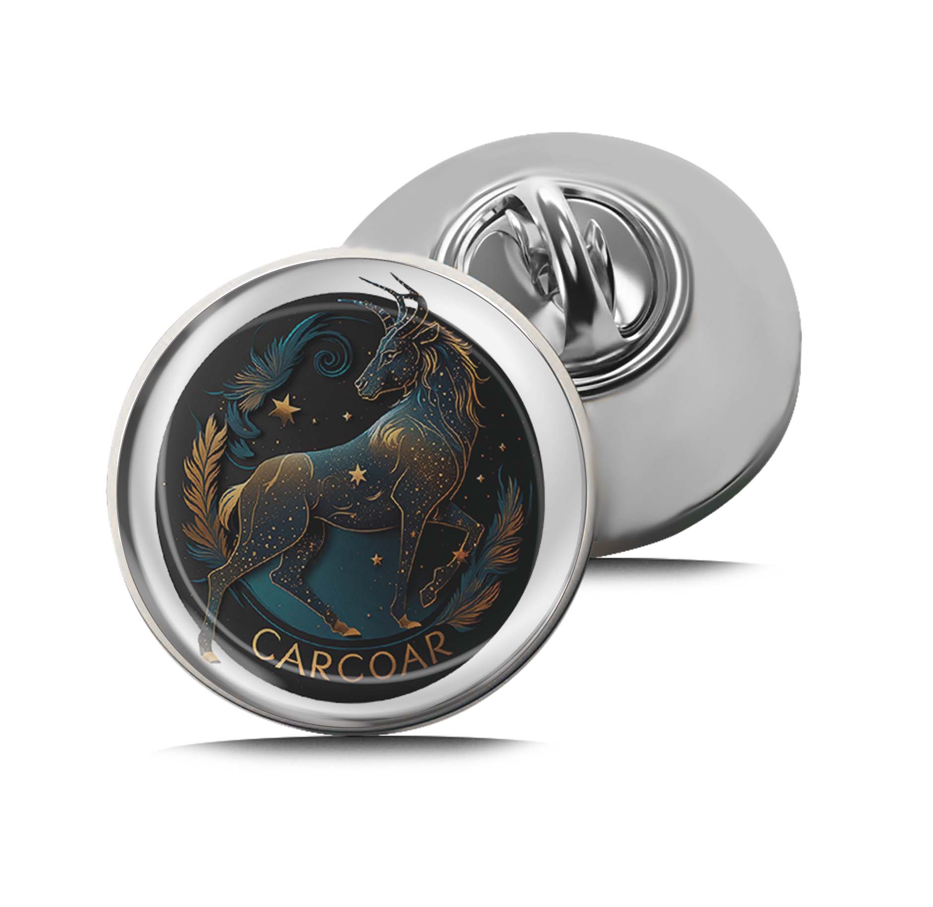 Capricorn zodiac Limited Edition Lapel Pin Exclusive Metal Brooch Badge Accessories For Backpack, Clothes, Hats | Cute Gifts and Collectibles