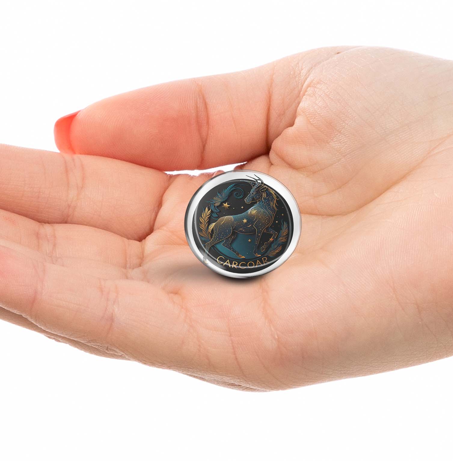 Capricorn zodiac Limited Edition Lapel Pin Exclusive Metal Brooch Badge Accessories For Backpack, Clothes, Hats | Cute Gifts and Collectibles