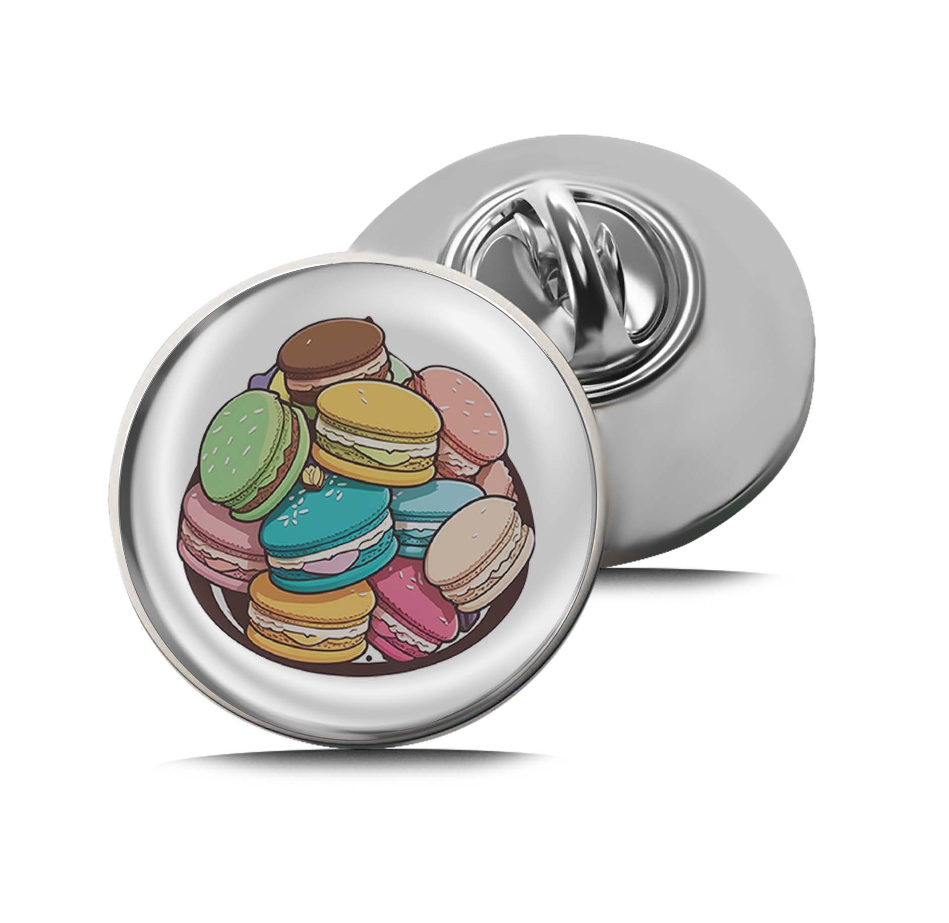 Colorful french macaroon cookies Limited Edition Lapel Pin Exclusive Metal Brooch Badge Accessories For Backpack, Clothes, Hats | Cute Gifts and Collectibles
