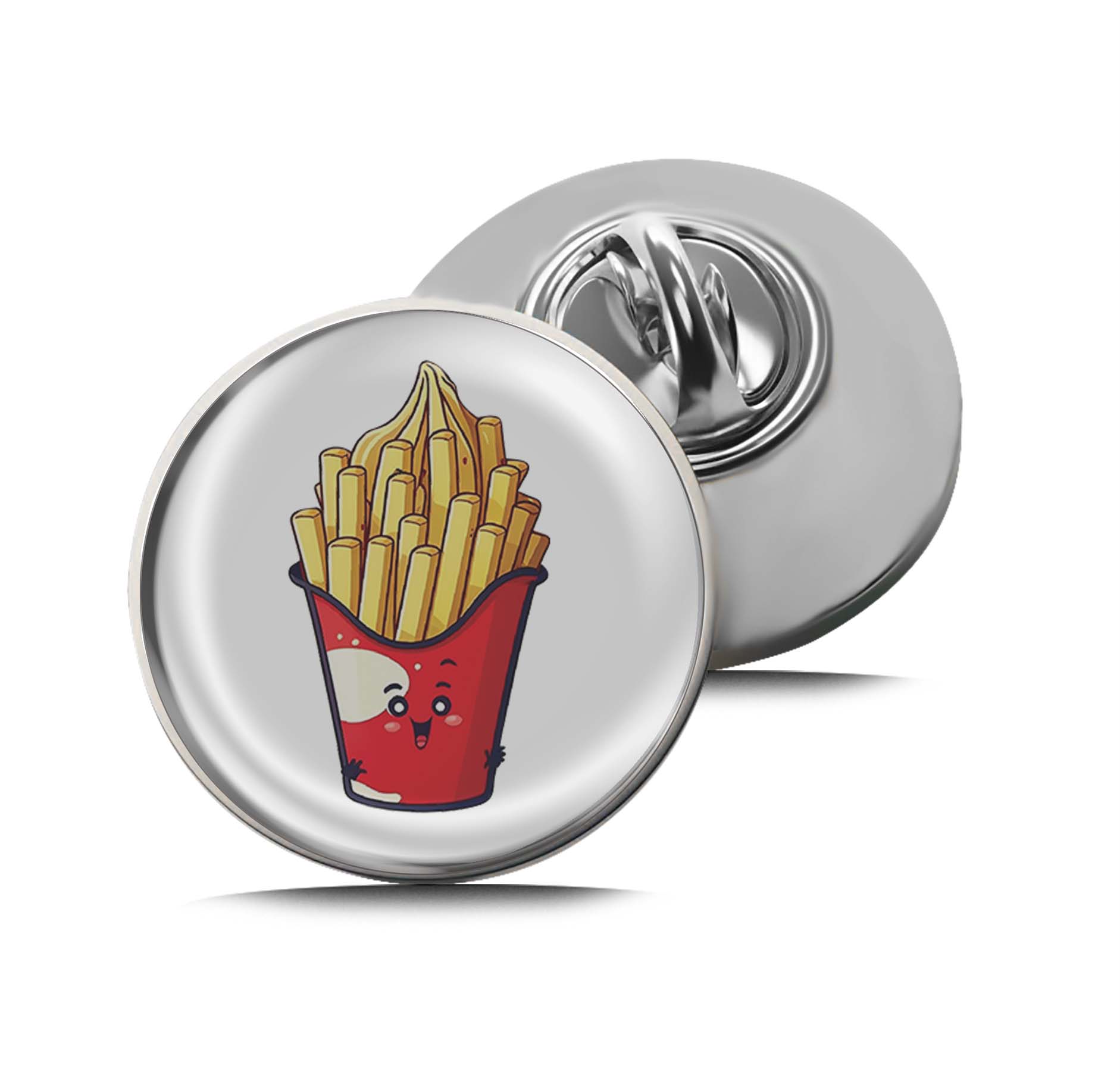 French fries Limited Edition Lapel Pin Exclusive Metal Brooch Badge Accessories For Backpack, Clothes, Hats | Cute Gifts and Collectibles