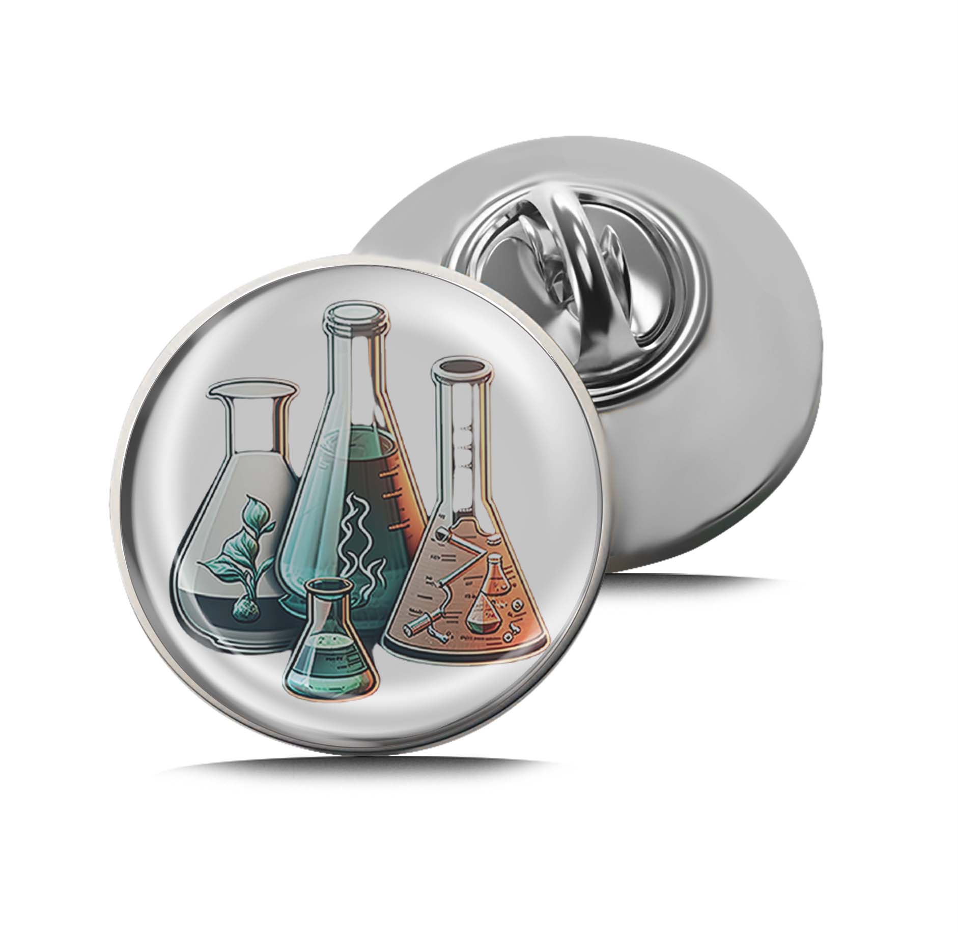 Science Beaker Limited Edition Lapel Pin Exclusive Metal Brooch Badge Accessories For Backpack, Clothes, Hats | Cute Gifts and Collectibles