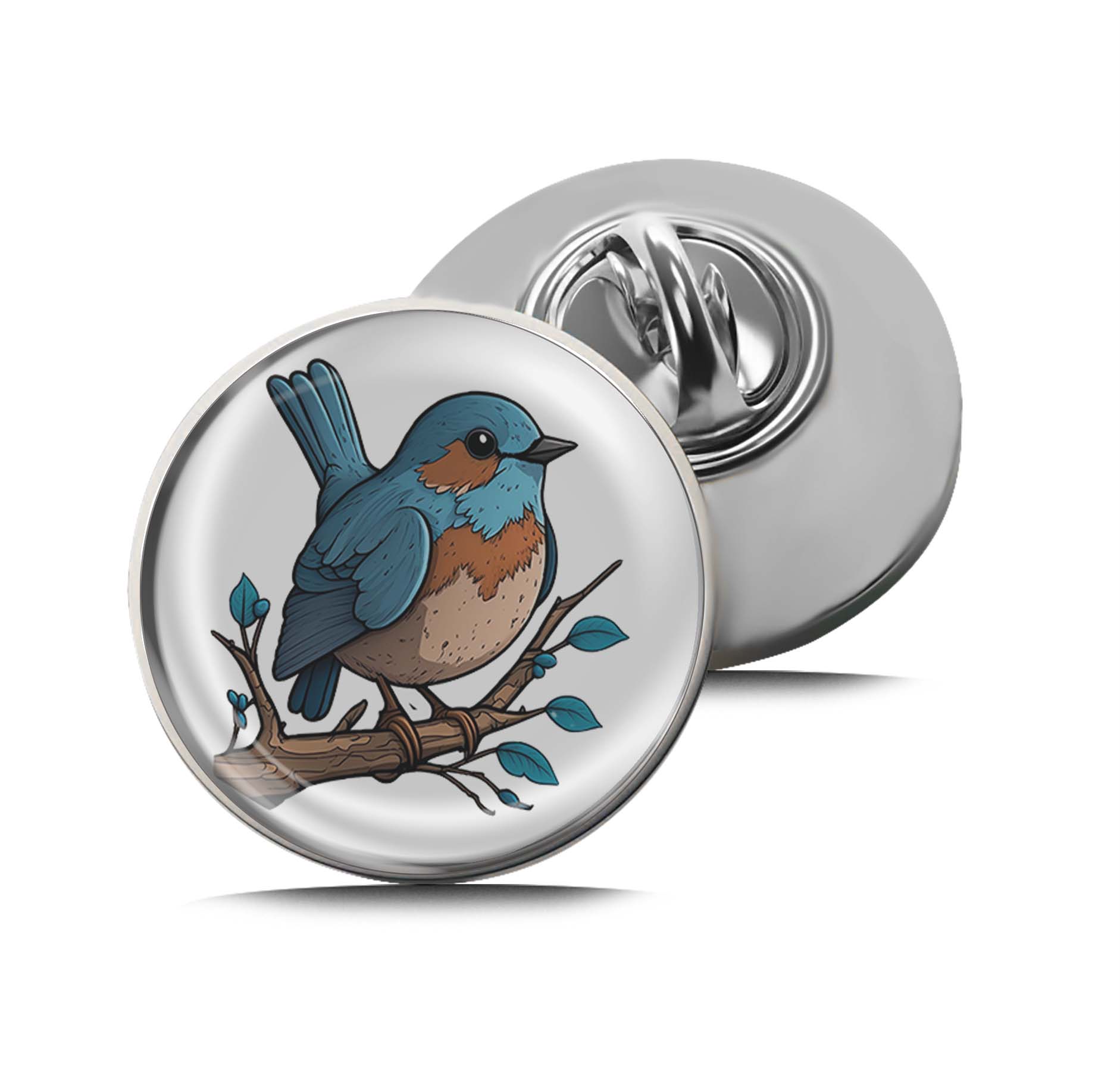 Eastern Bluebird Limited Edition Lapel Pin Exclusive Metal Brooch Badge Accessories For Backpack, Clothes, Hats | Cute Gifts and Collectibles