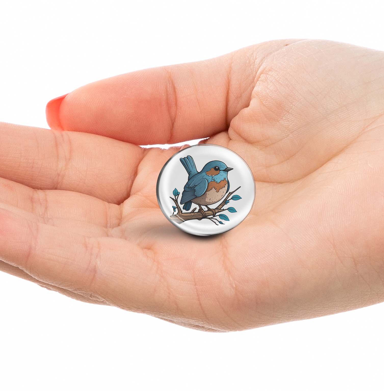 Eastern Bluebird Limited Edition Lapel Pin Exclusive Metal Brooch Badge Accessories For Backpack, Clothes, Hats | Cute Gifts and Collectibles