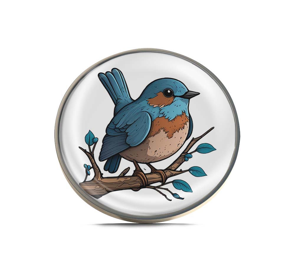 Eastern Bluebird Limited Edition Lapel Pin Exclusive Metal Brooch Badge Accessories For Backpack, Clothes, Hats | Cute Gifts and Collectibles