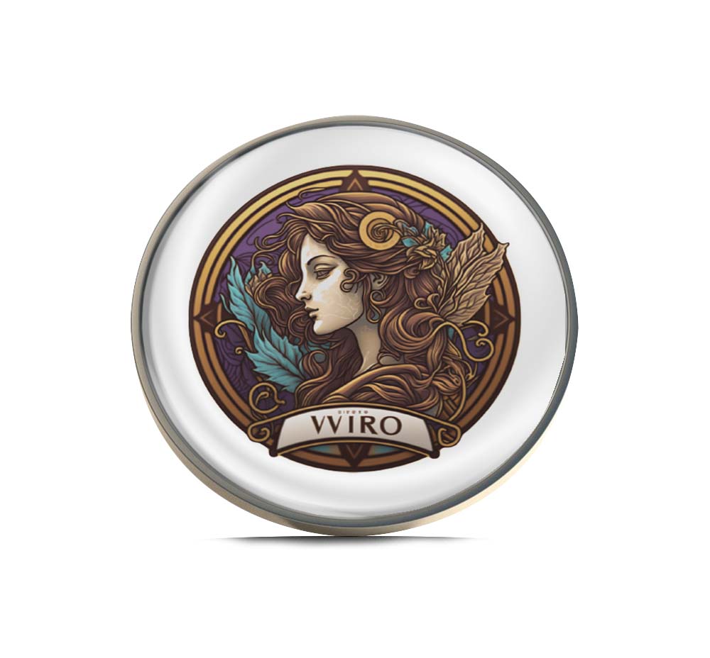 Virgo Zodiac Limited Edition Lapel Pin Exclusive Metal Brooch Badge Accessories For Backpack, Clothes, Hats | Cute Gifts and Collectibles