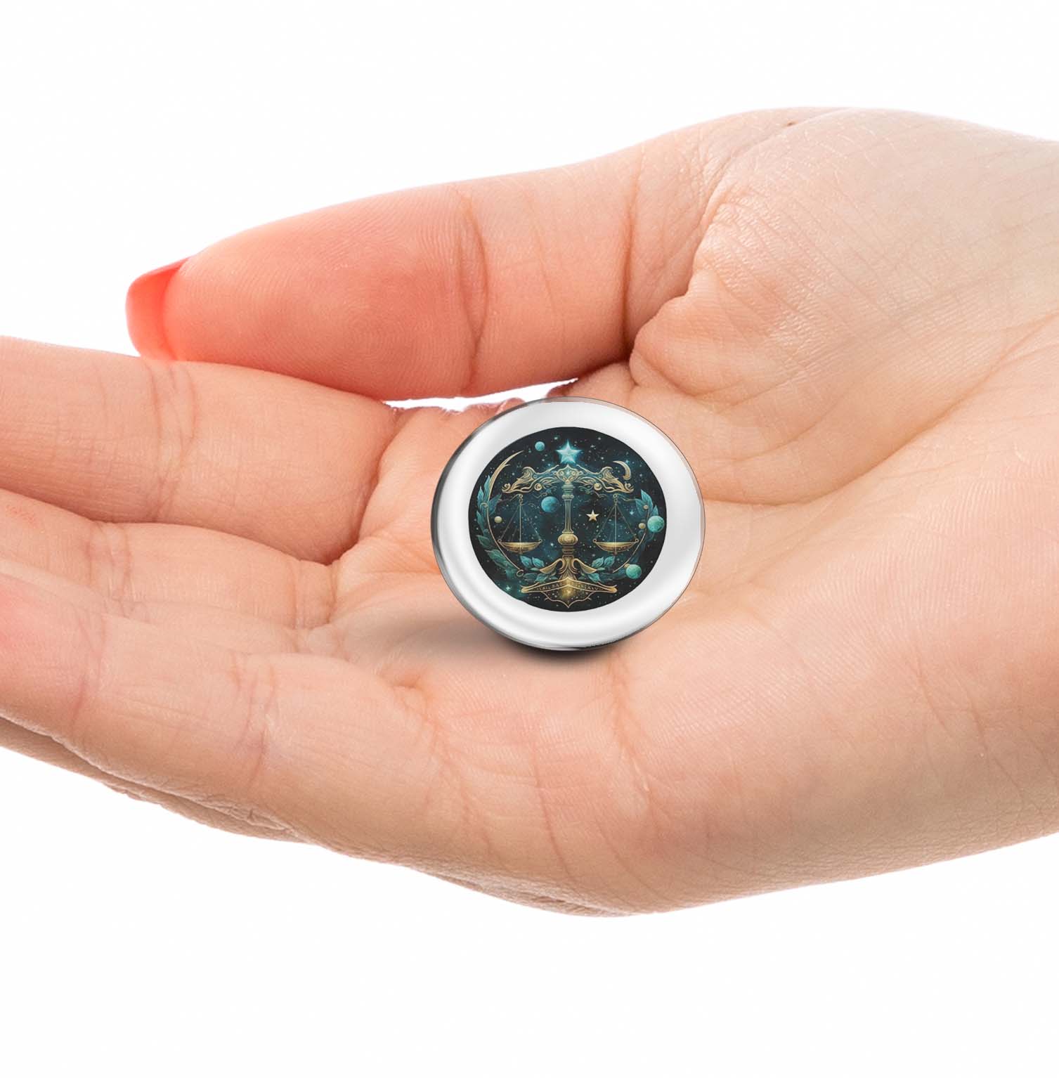 Libra Zodiac Limited Edition Lapel Pin Exclusive Metal Brooch Badge Accessories For Backpack, Clothes, Hats | Cute Gifts and Collectibles