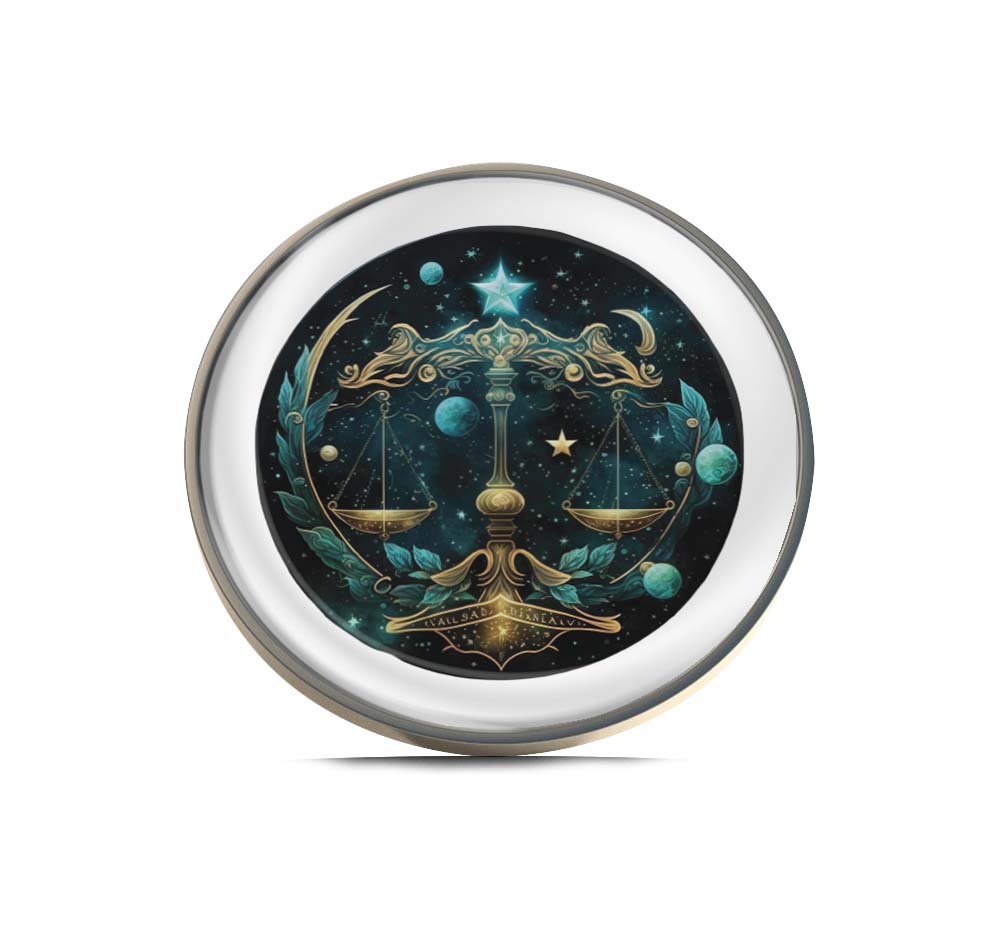 Libra Zodiac Limited Edition Lapel Pin Exclusive Metal Brooch Badge Accessories For Backpack, Clothes, Hats | Cute Gifts and Collectibles