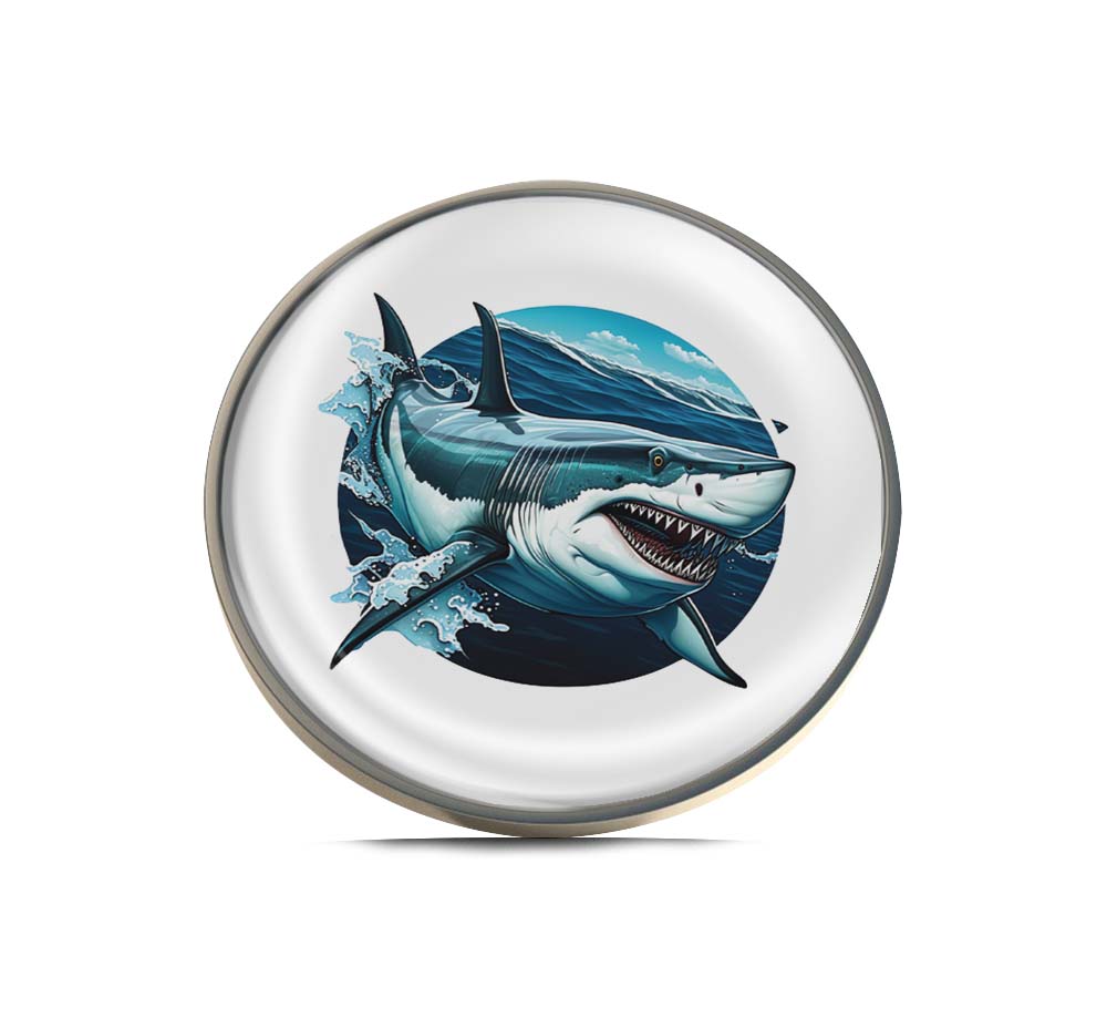 Great white shark Limited Edition Lapel Pin Exclusive Metal Brooch Badge Accessories For Backpack, Clothes, Hats | Cute Gifts and Collectibles