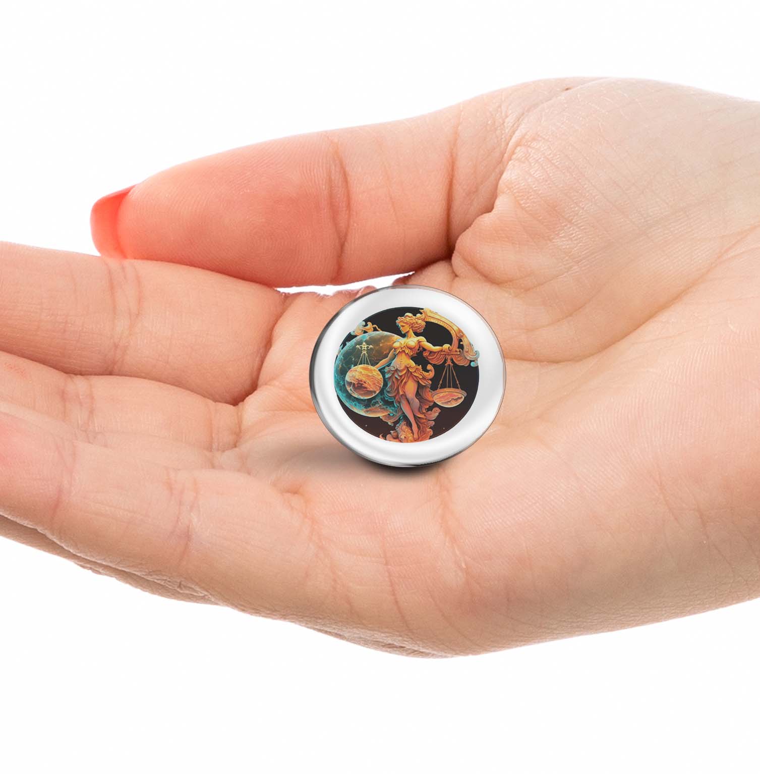 Libra Zodiac Limited Edition Lapel Pin Exclusive Metal Brooch Badge Accessories For Backpack, Clothes, Hats | Cute Gifts and Collectibles