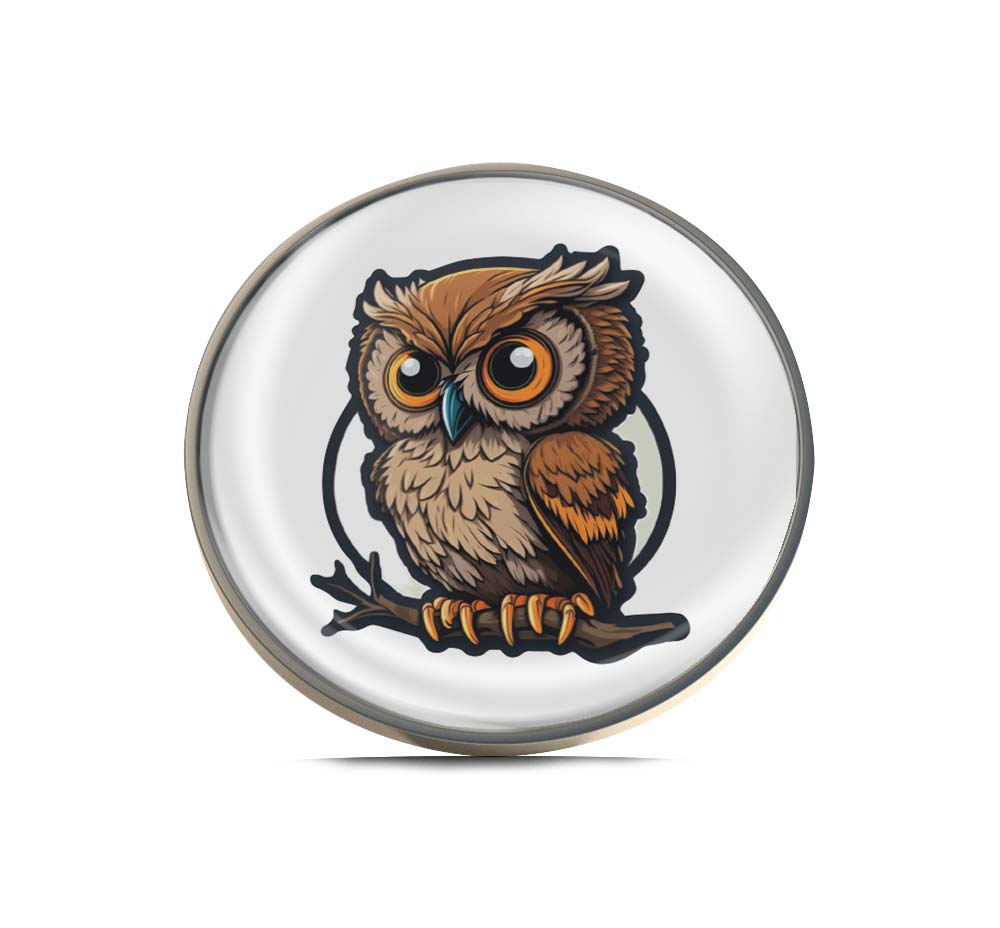 Cute Owl Limited Edition Lapel Pin Exclusive Metal Brooch Badge Accessories For Backpack, Clothes, Hats | Cute Gifts and Collectibles
