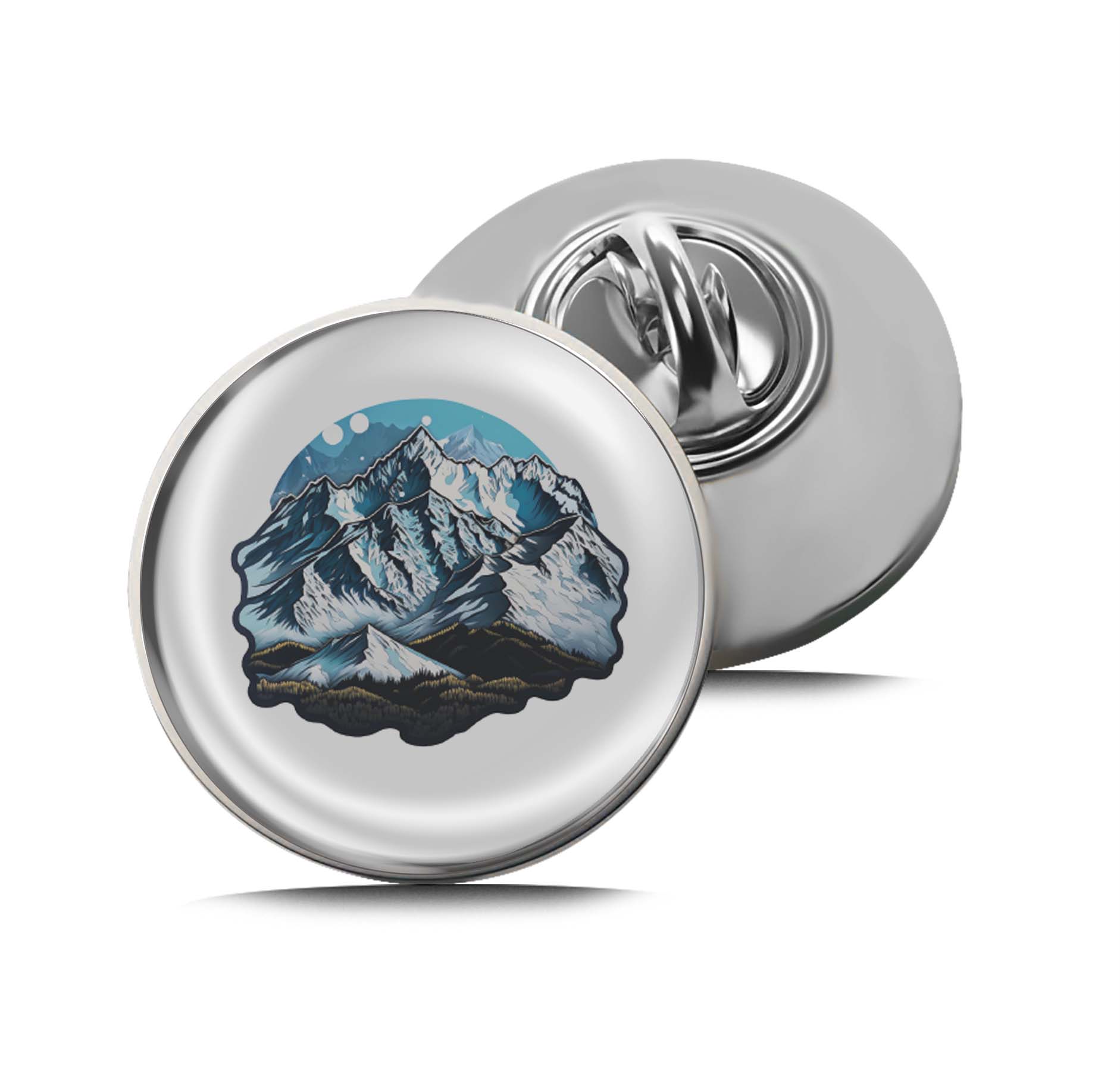 Mountain landscape Limited Edition Lapel Pin Exclusive Metal Brooch Badge Accessories For Backpack, Clothes, Hats | Cute Gifts and Collectibles