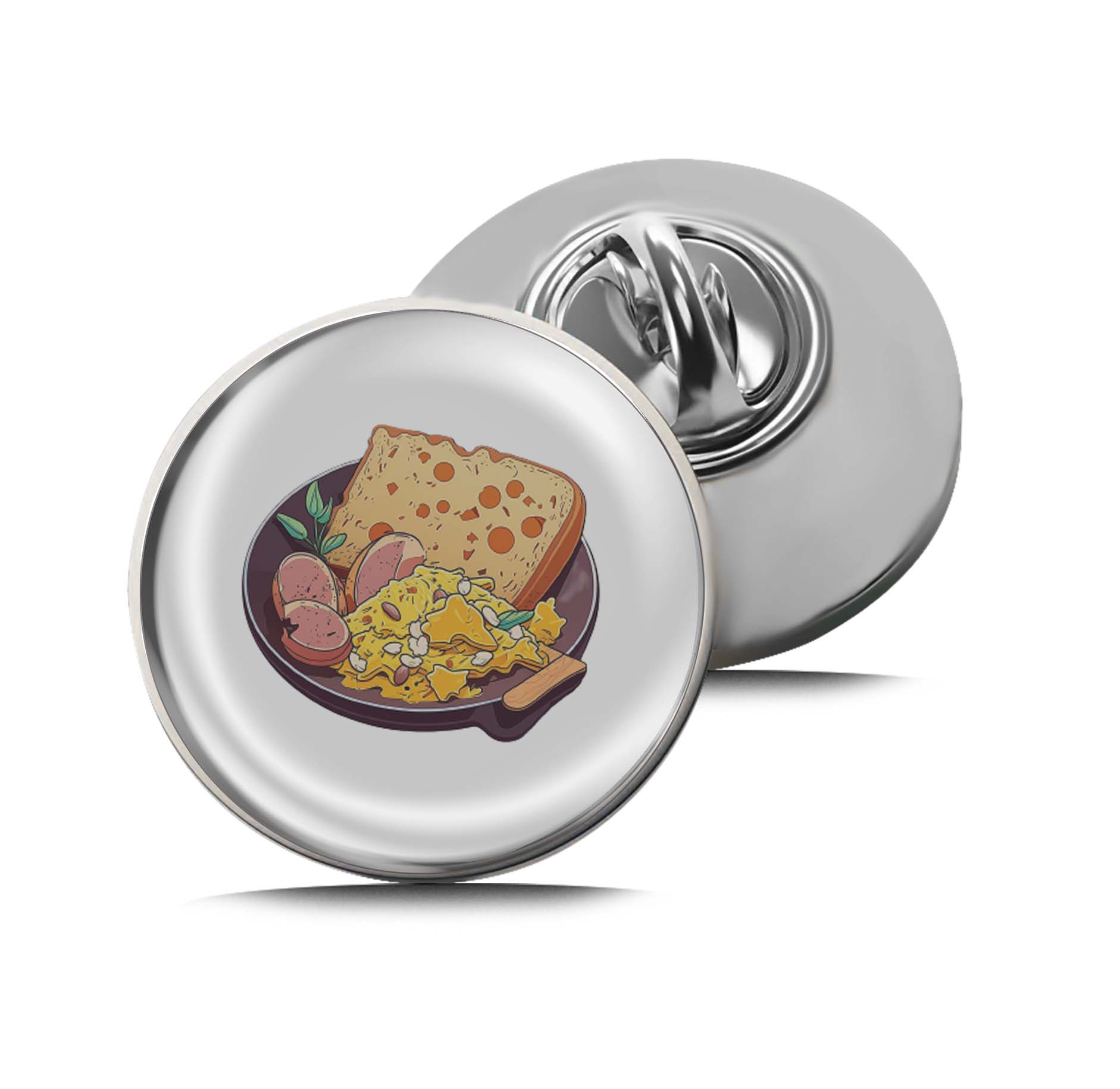 Breakfast Food Cartoon Limited Edition Lapel Pin Exclusive Metal Brooch Badge Accessories For Backpack, Clothes, Hats | Cute Gifts and Collectibles