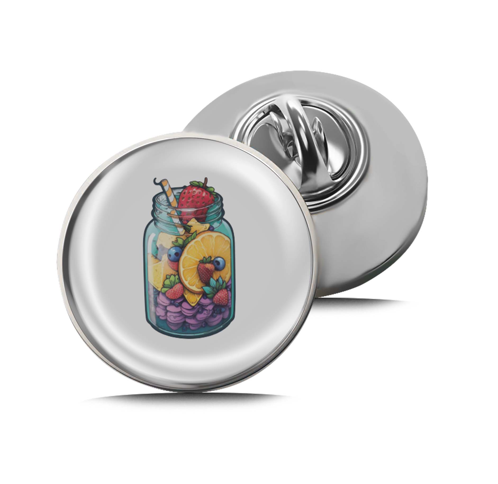 Fruit Jar Limited Edition Lapel Pin Exclusive Metal Brooch Badge Accessories For Backpack, Clothes, Hats | Cute Gifts and Collectibles