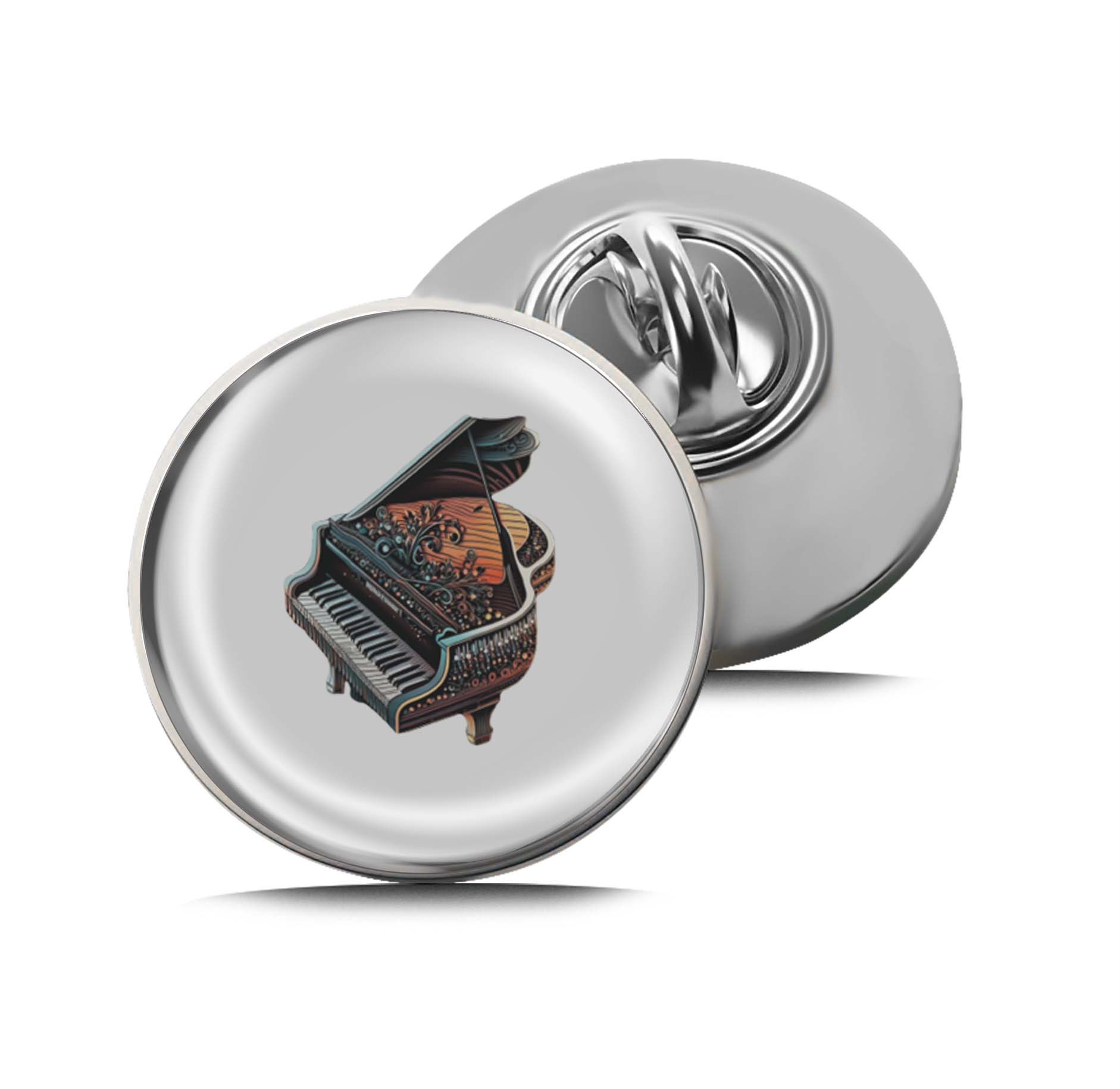 Piano Limited Edition Lapel Pin Exclusive Metal Brooch Badge Accessories For Backpack, Clothes, Hats | Cute Gifts and Collectibles