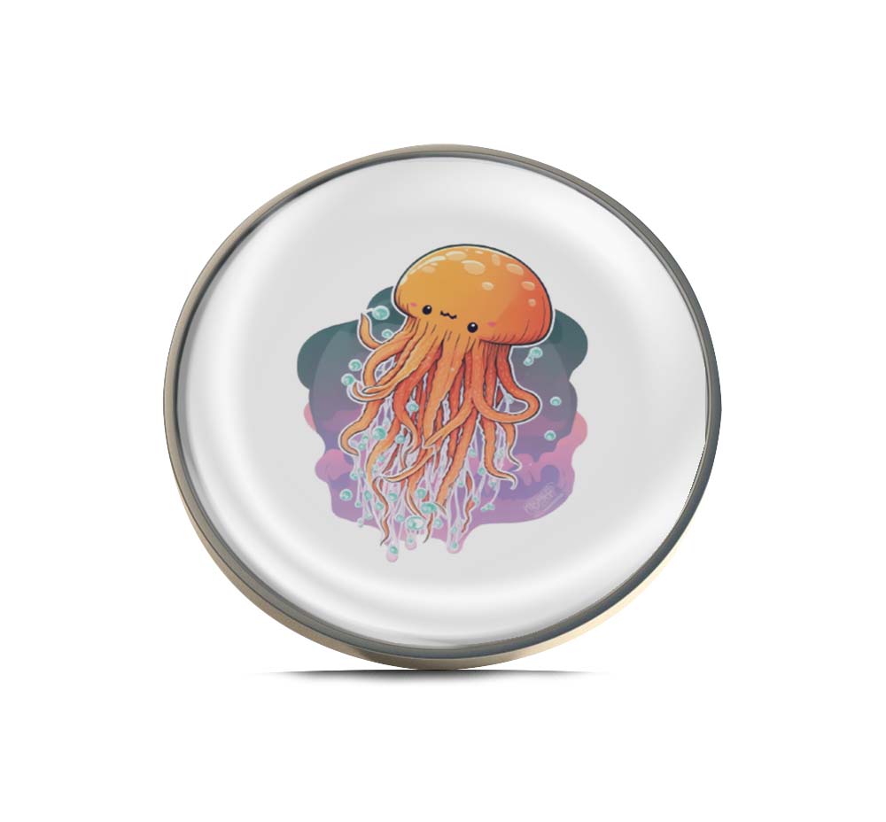 Jellyfish Limited Edition Lapel Pin Exclusive Metal Brooch Badge Accessories For Backpack, Clothes, Hats | Cute Gifts and Collectibles