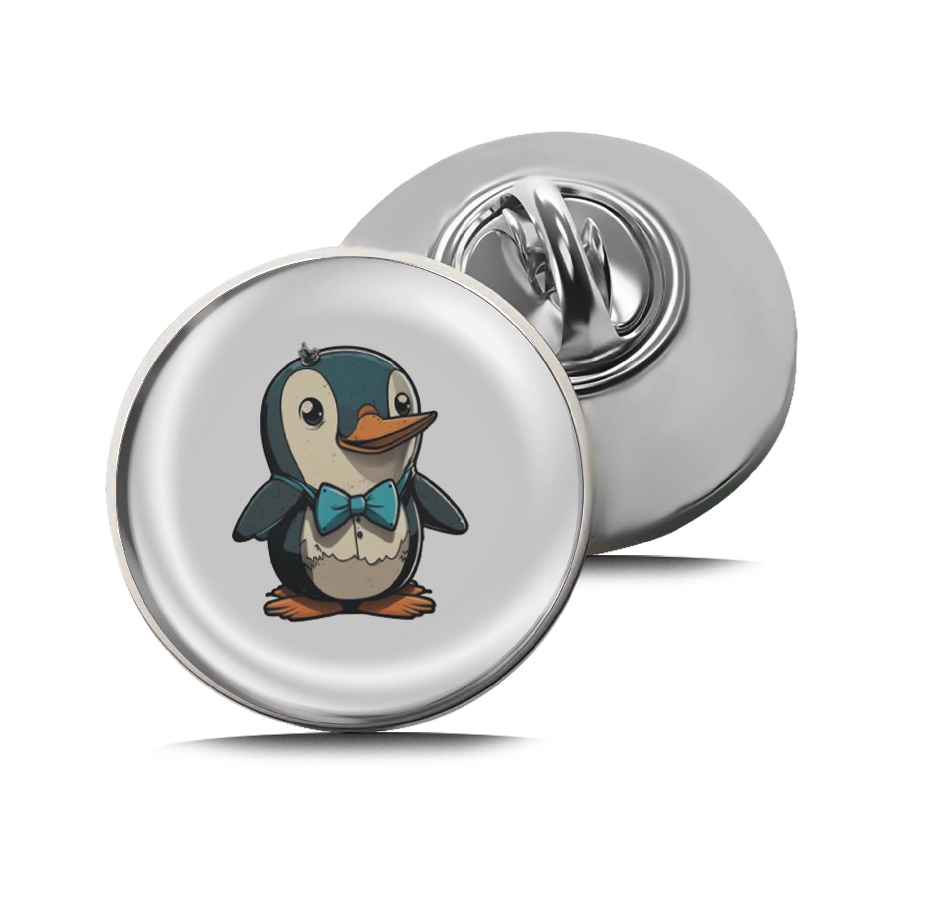 Happy Penguin Limited Edition Lapel Pin Exclusive Metal Brooch Badge Accessories For Backpack, Clothes, Hats | Cute Gifts and Collectibles