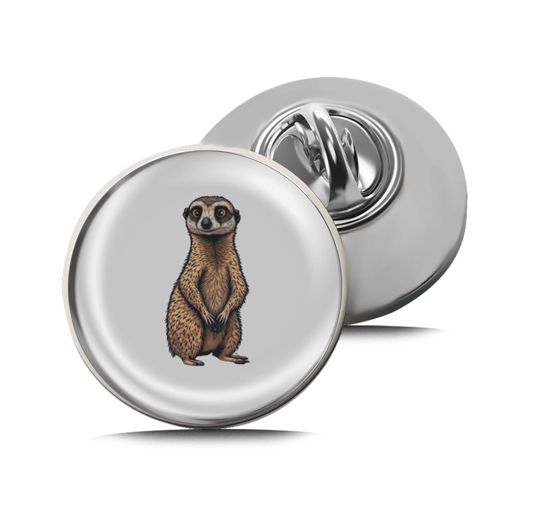Meerkat Limited Edition Lapel Pin Exclusive Metal Brooch Badge Accessories For Backpack, Clothes, Hats | Cute Gifts and Collectibles