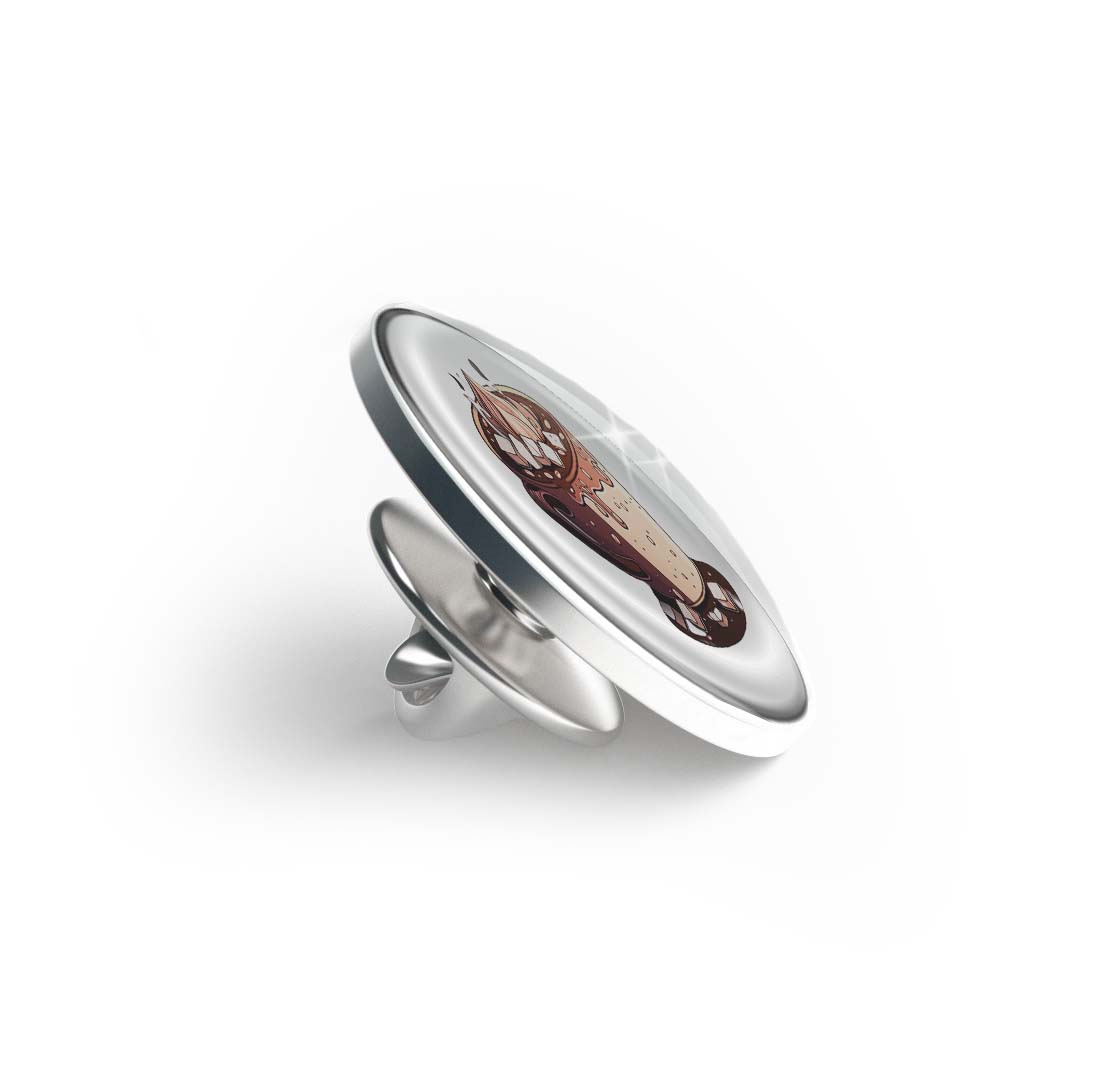 Hot Chocolate Cup Limited Edition Lapel Pin Exclusive Metal Brooch Badge Accessories For Backpack, Clothes, Hats | Cute Gifts and Collectibles