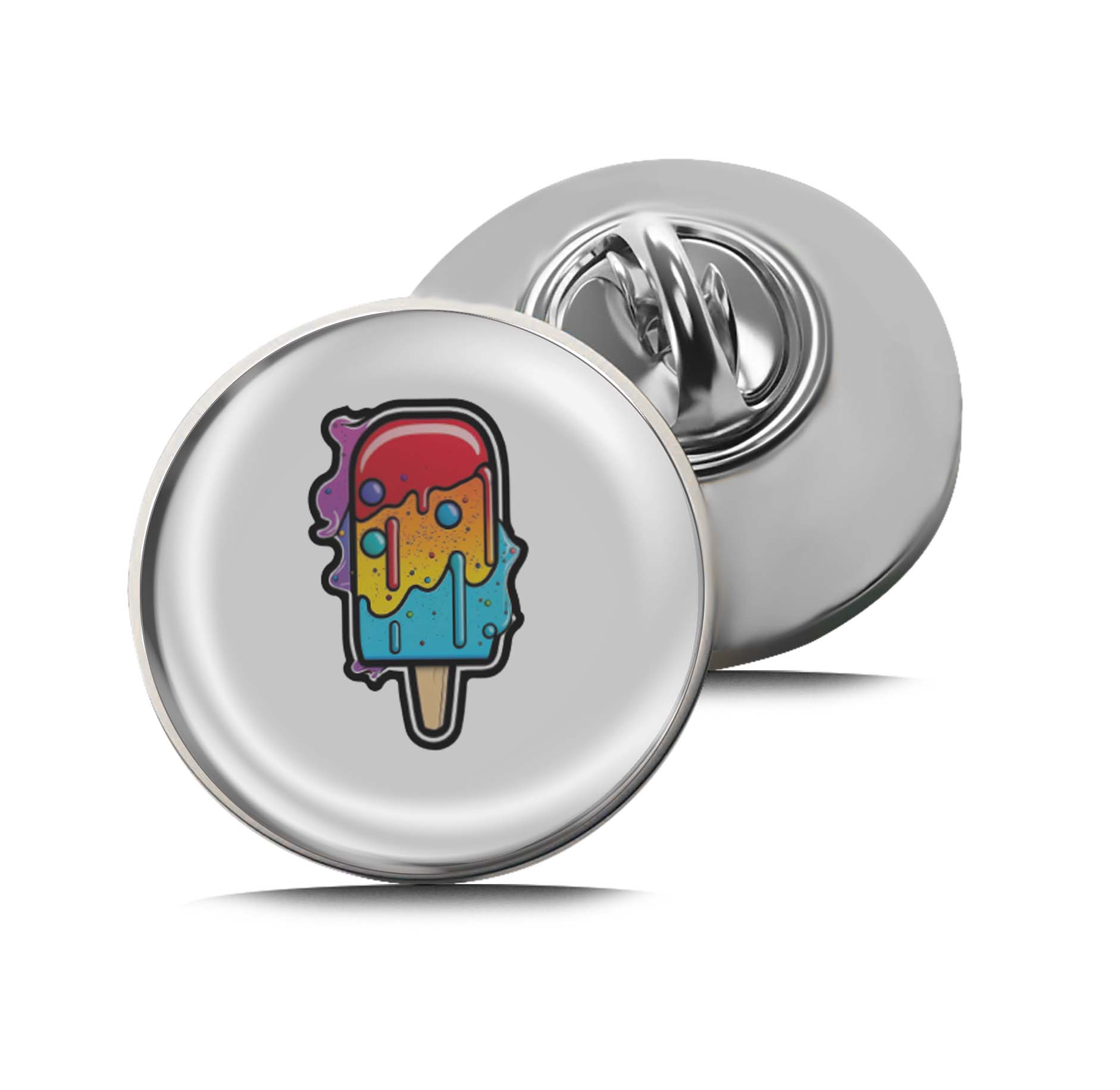 Rainbow Popsicle Limited Edition Lapel Pin Exclusive Metal Brooch Badge Accessories For Backpack, Clothes, Hats | Cute Gifts and Collectibles